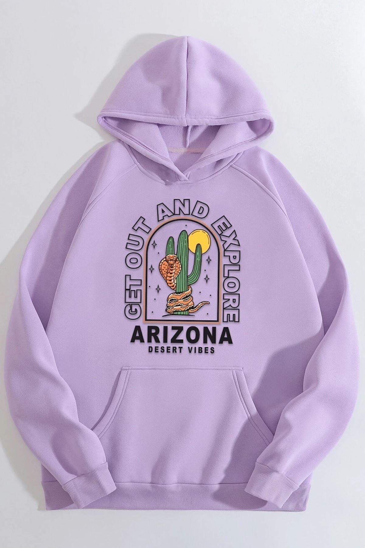 Arizona Baskılı Sweatshirt