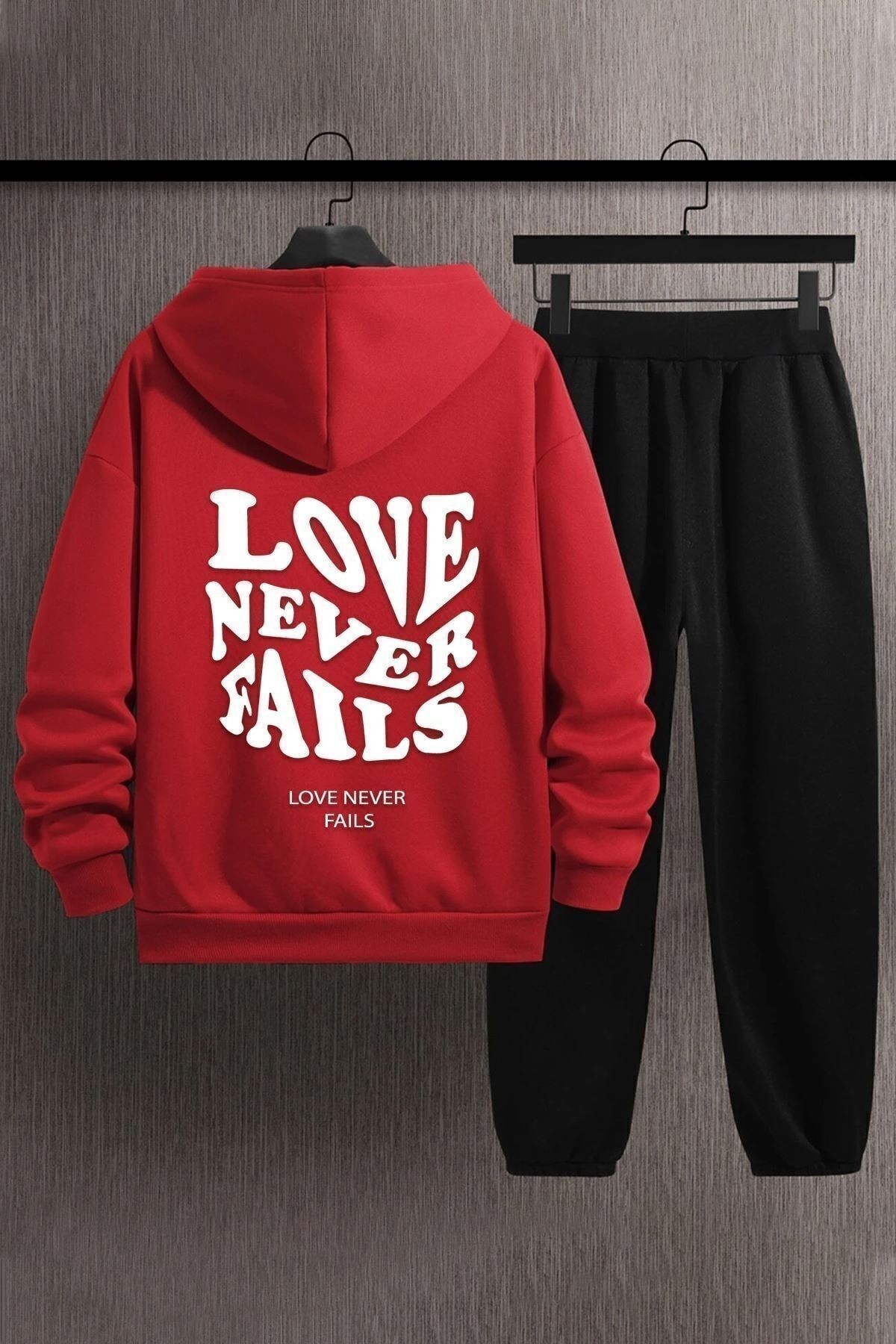 Love Baskılı Eşofman Takımı