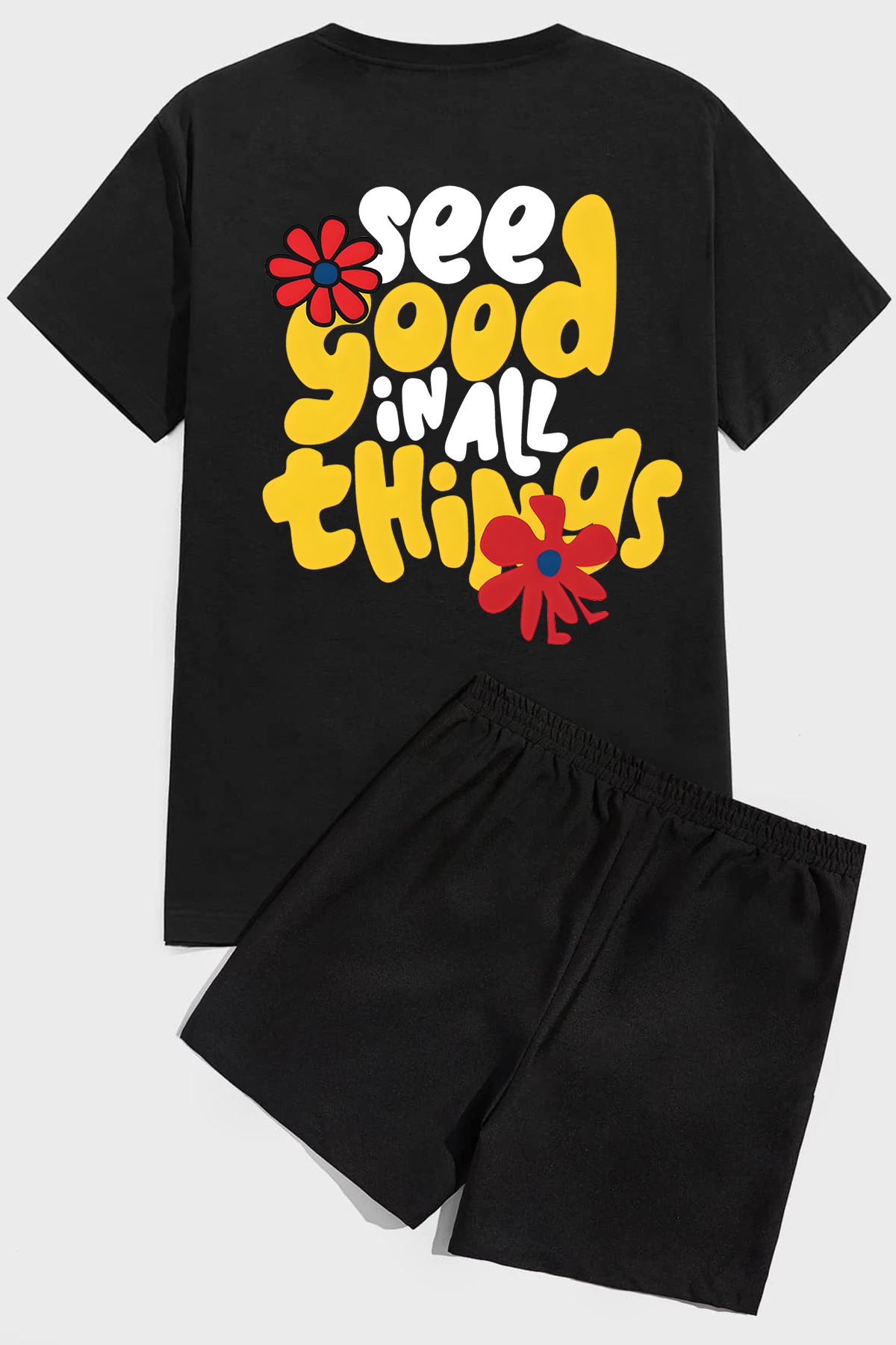 Good things Baskı Şort Takım