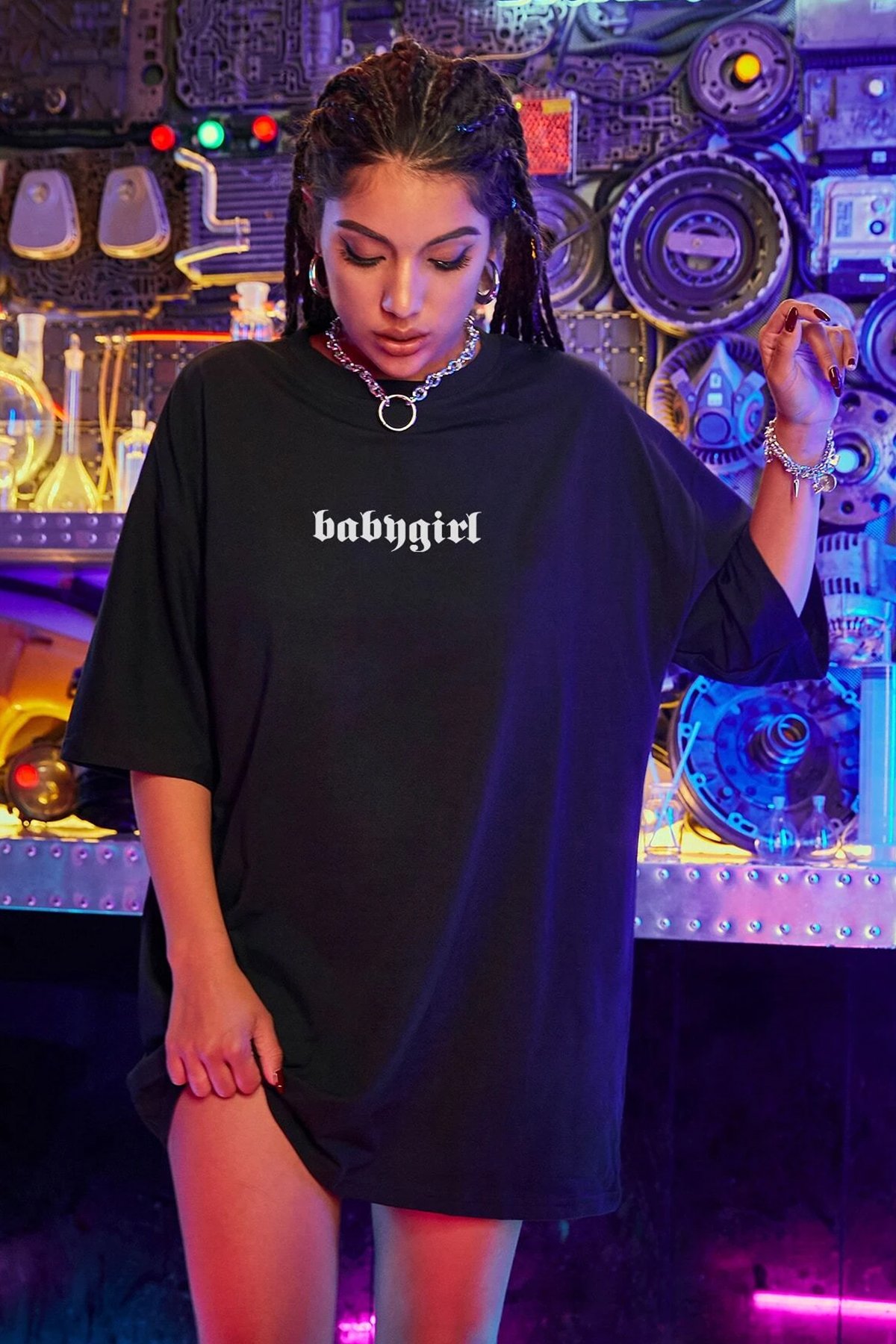 Unisex Babygirl Baskılı Tasarım Tshirt