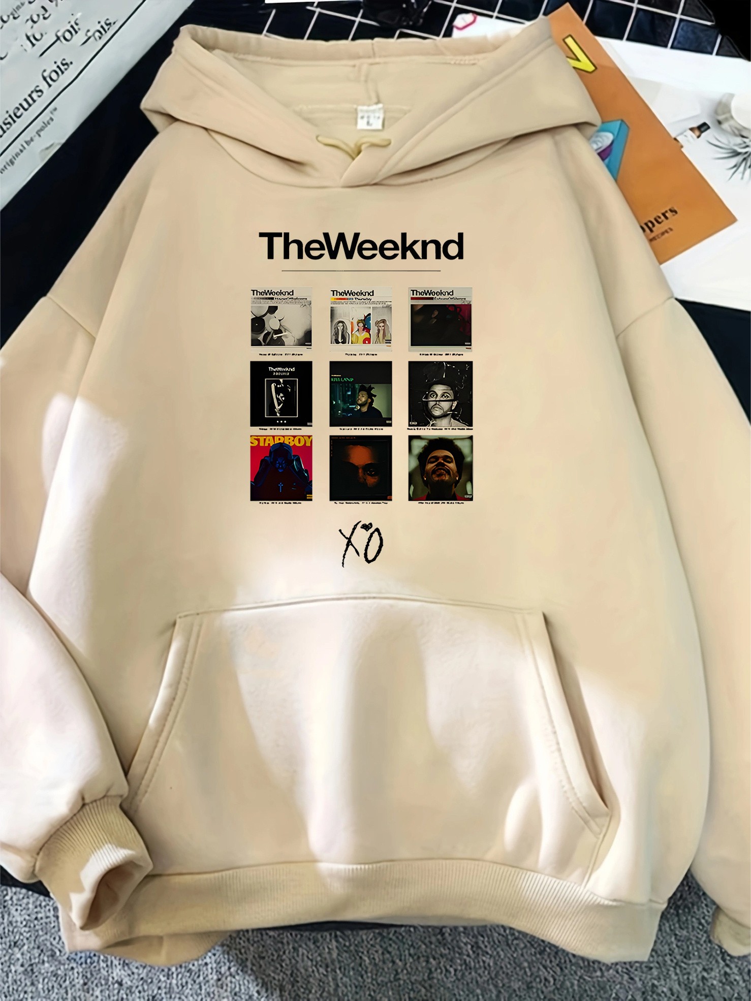 Unisex The Weekend Baskılı Oversize Sweatshirt