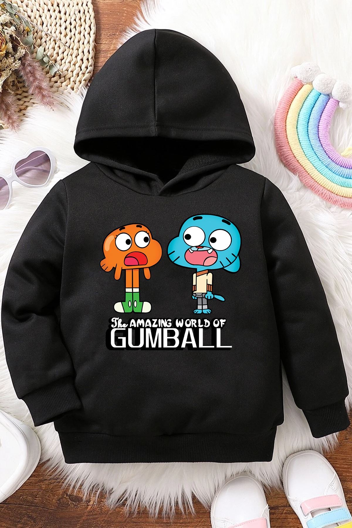 Çocuk Gumball Baskılı Sweatshirt