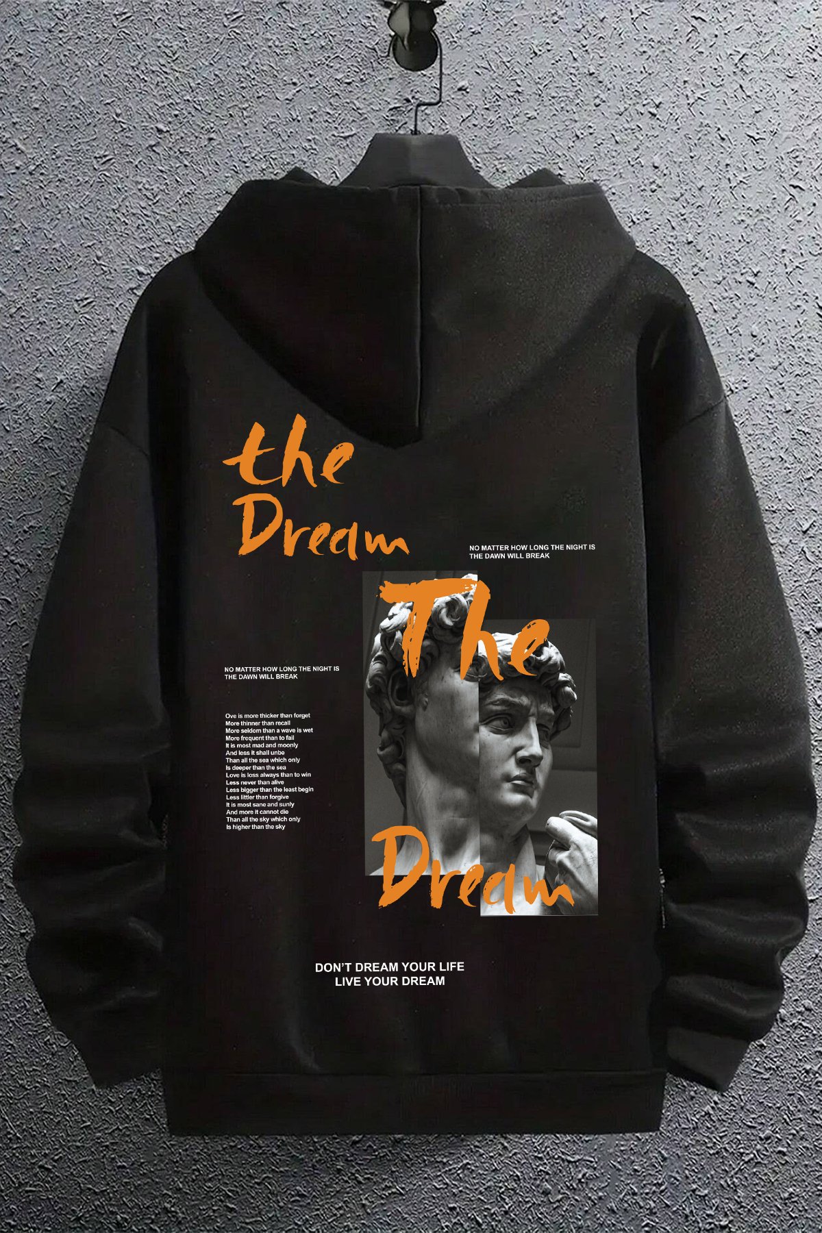 The Dream Baskılı Unisex Oversize Sweatshirt