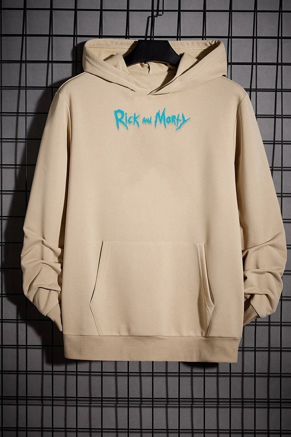 Rick And Morty Baskılı Sweatshirt