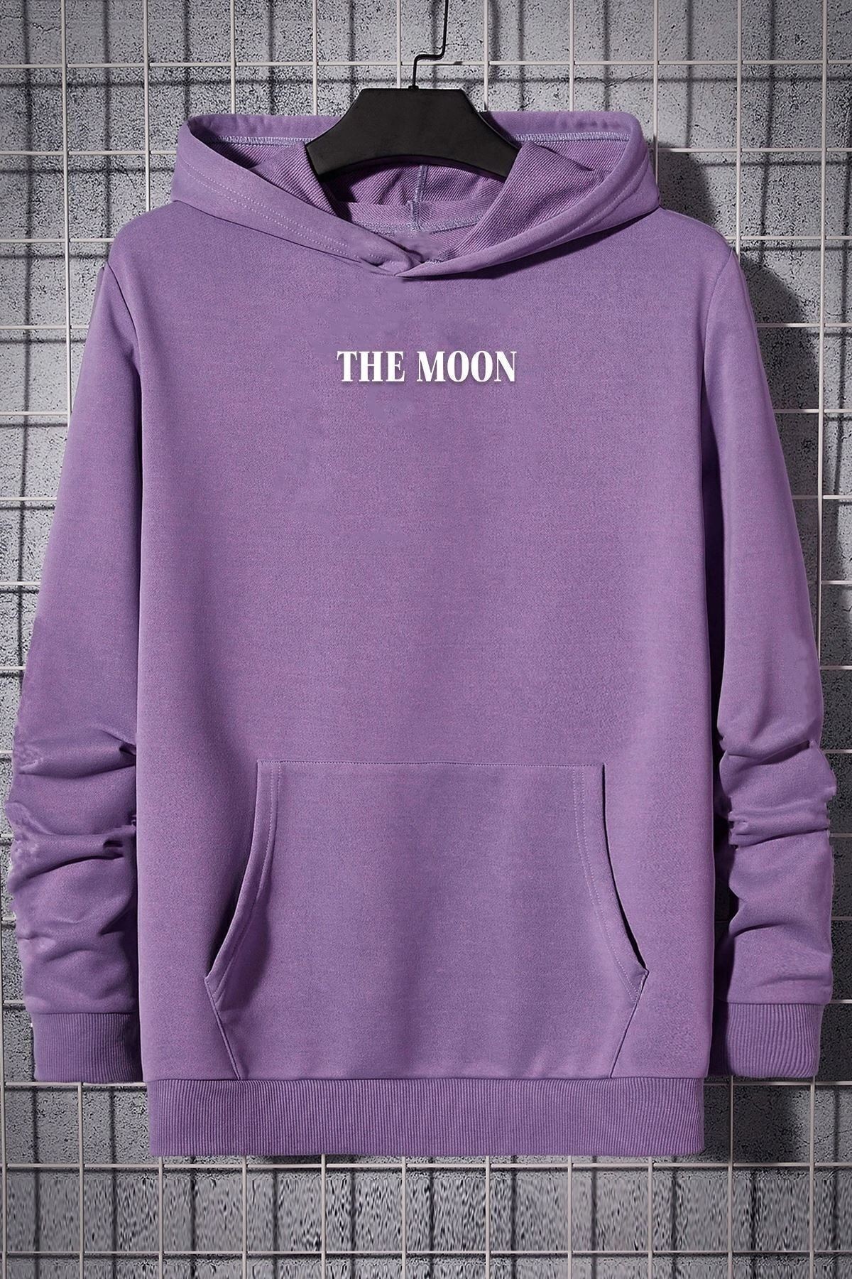 The Moon Baskılı Sweatshirt