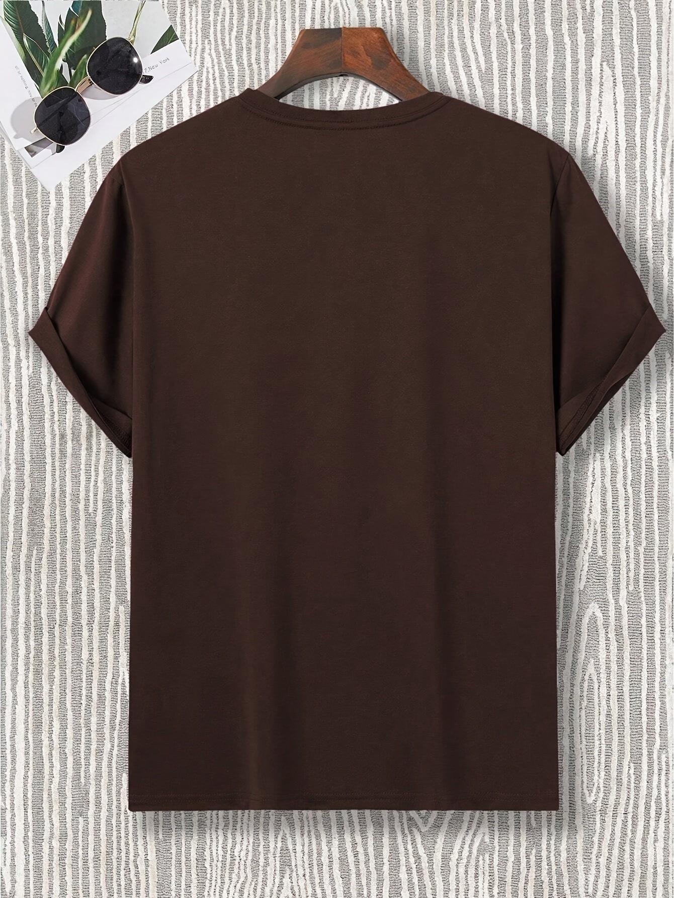 Unisex Dağ Baskılı Oversize Tshirt