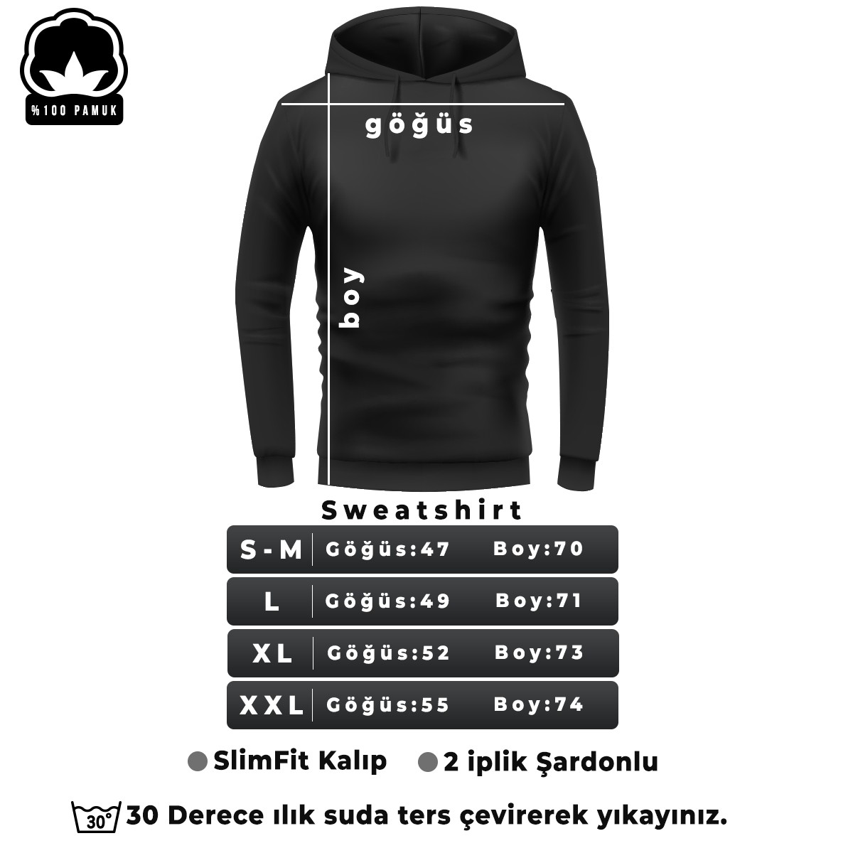 Los Angles Baskılı Sweatshirt