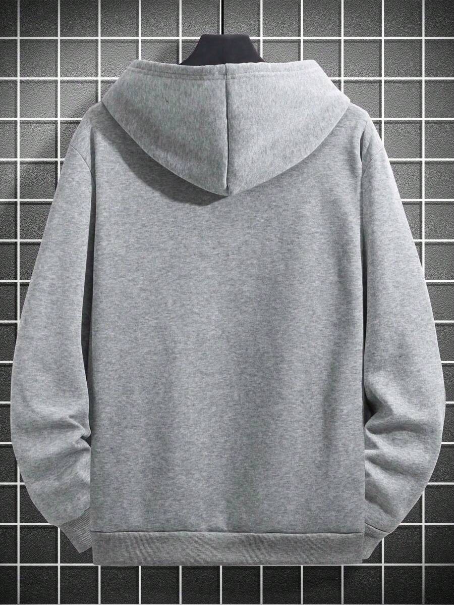 Unisex Enjoy Cep Baskılı Oversize Sweatshirt