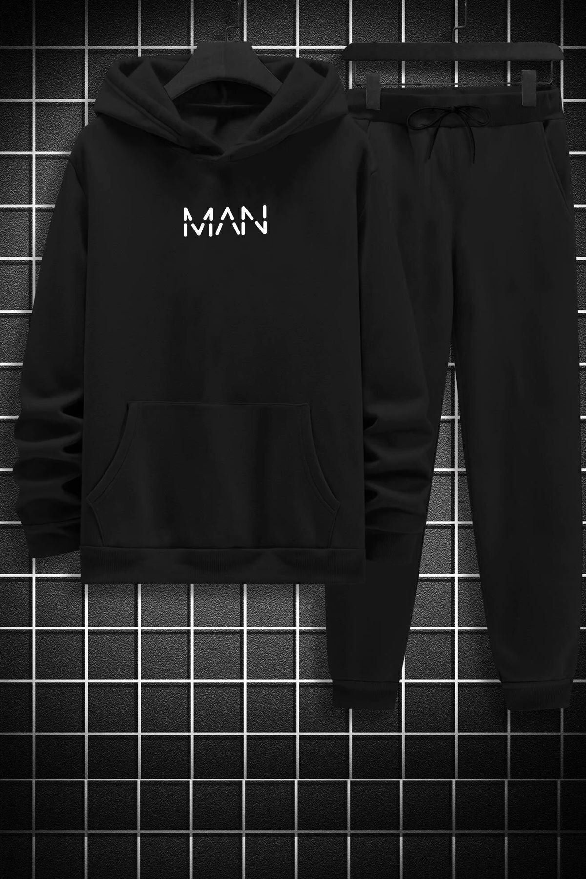 Man Baskılı Eşofman Takımı