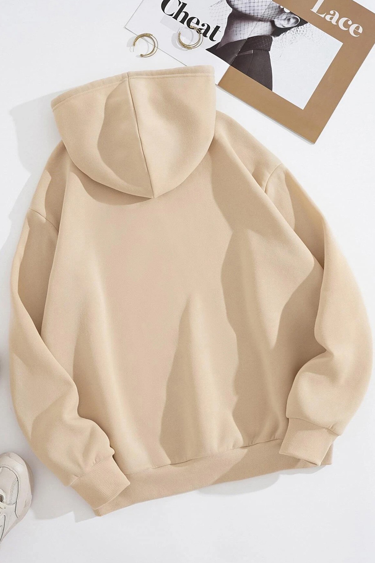 Frank Active Power Baskılı Oversize Sweatshirt