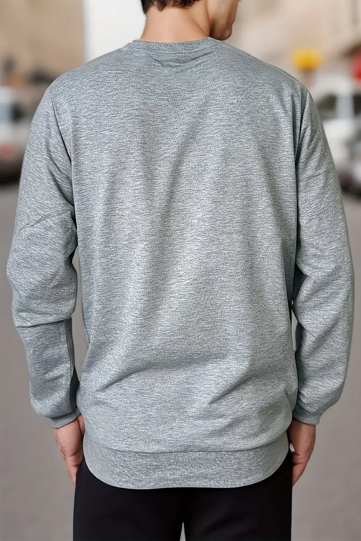 Milano Baskılı Oversize Sweatshirt