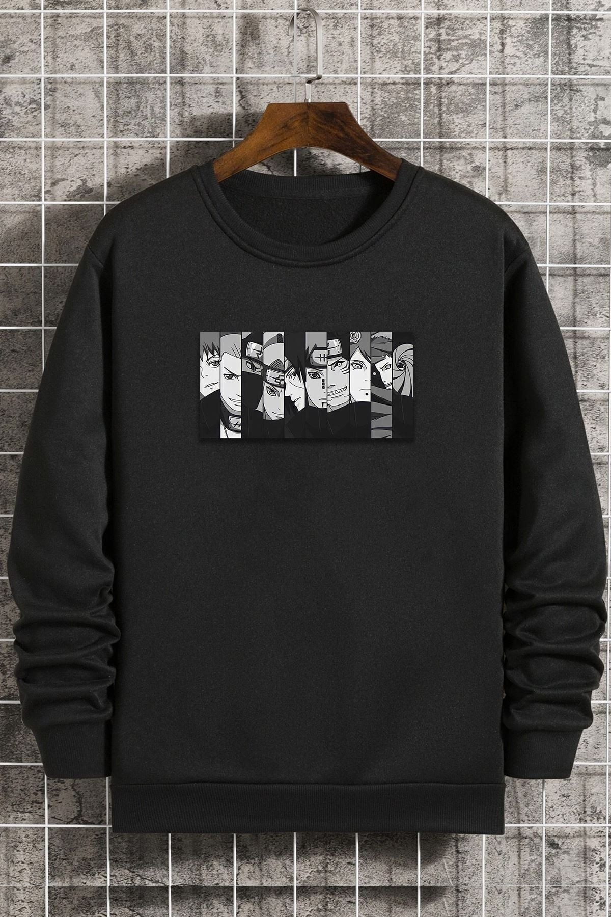 Naruto Bisiklet Yaka Sweatshirt