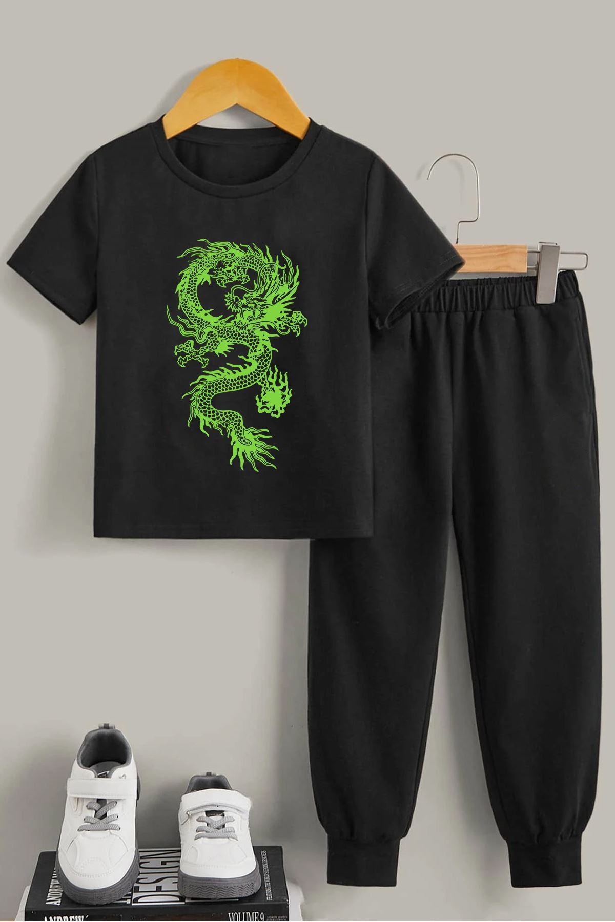 Çocuk Chinese Dragon Alt - Üst Eşofman Takımı
