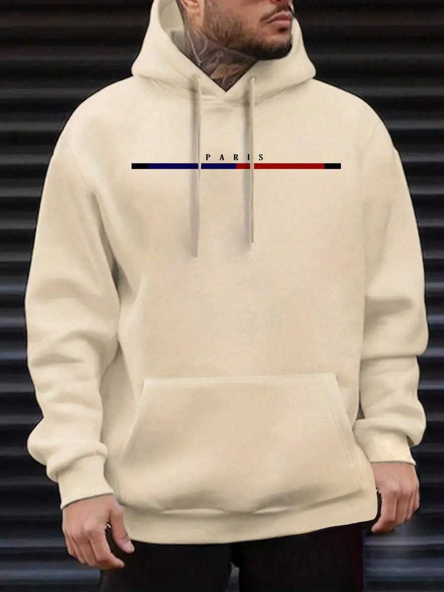 Unisex Paris Baskılı Oversize Sweatshirt