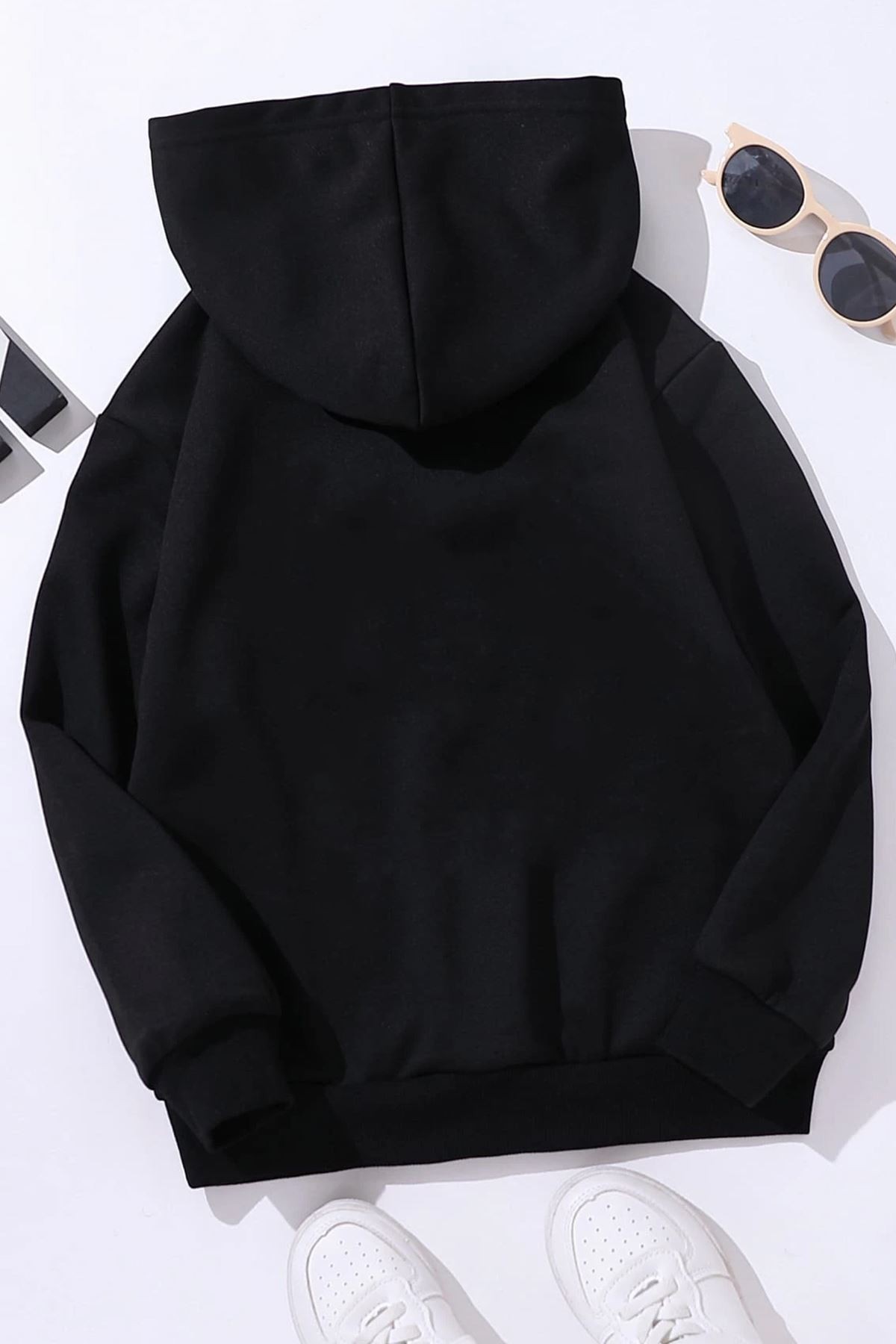 Çocuk Rose Baskılı Sweatshirt