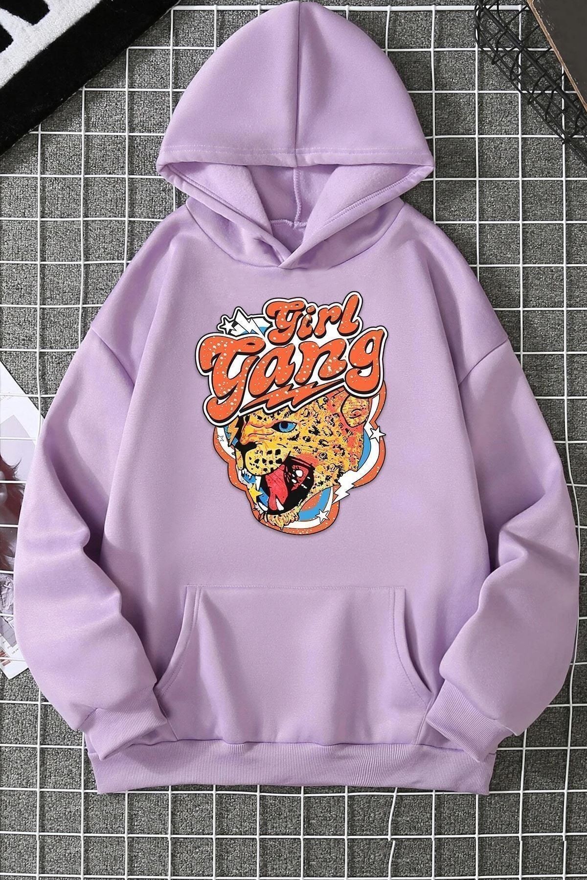 Gril Gang Baskılı Sweatshirt