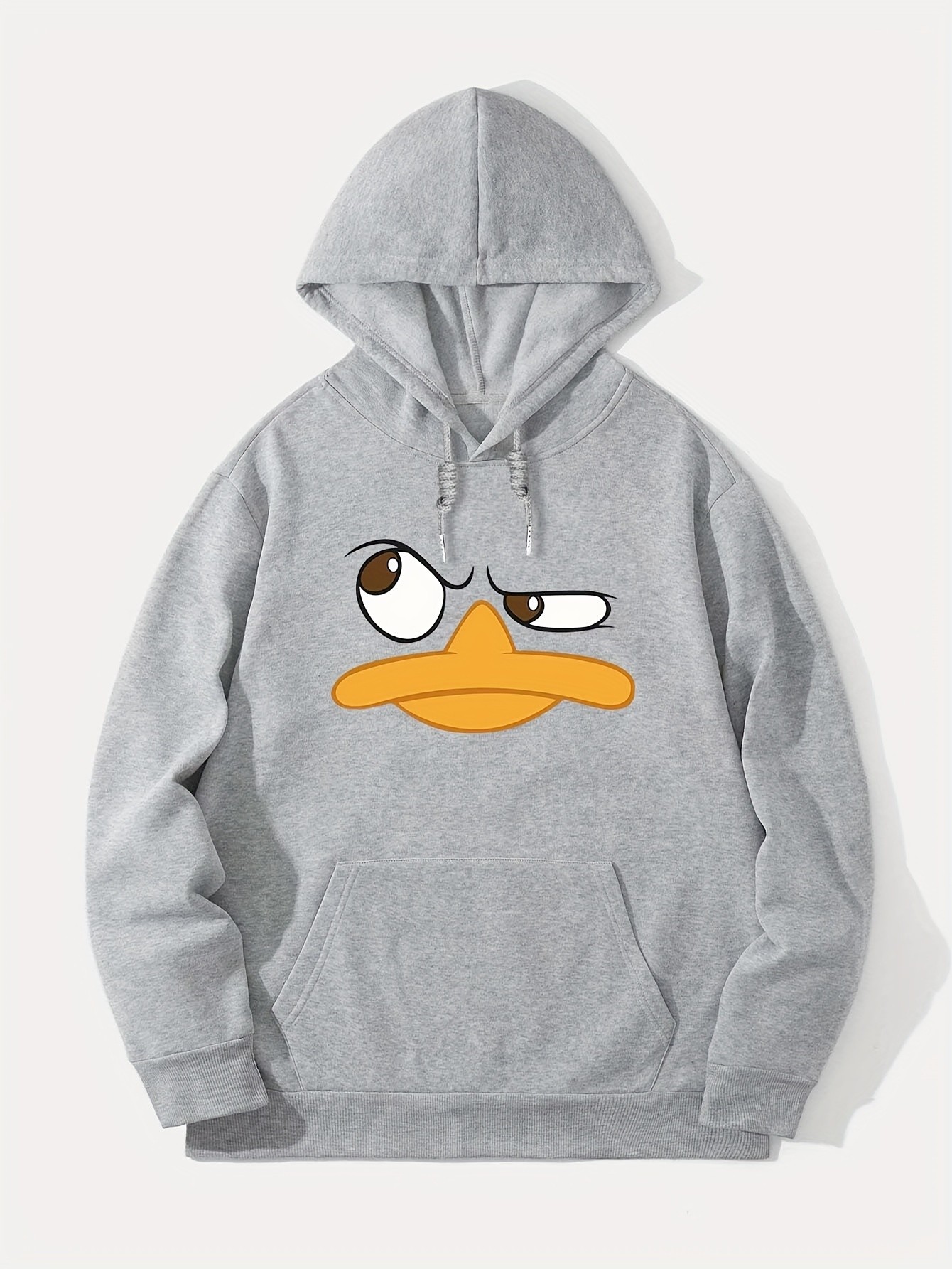 Unisex Sinirli Duffy Baskılı Oversize Sweatshirt
