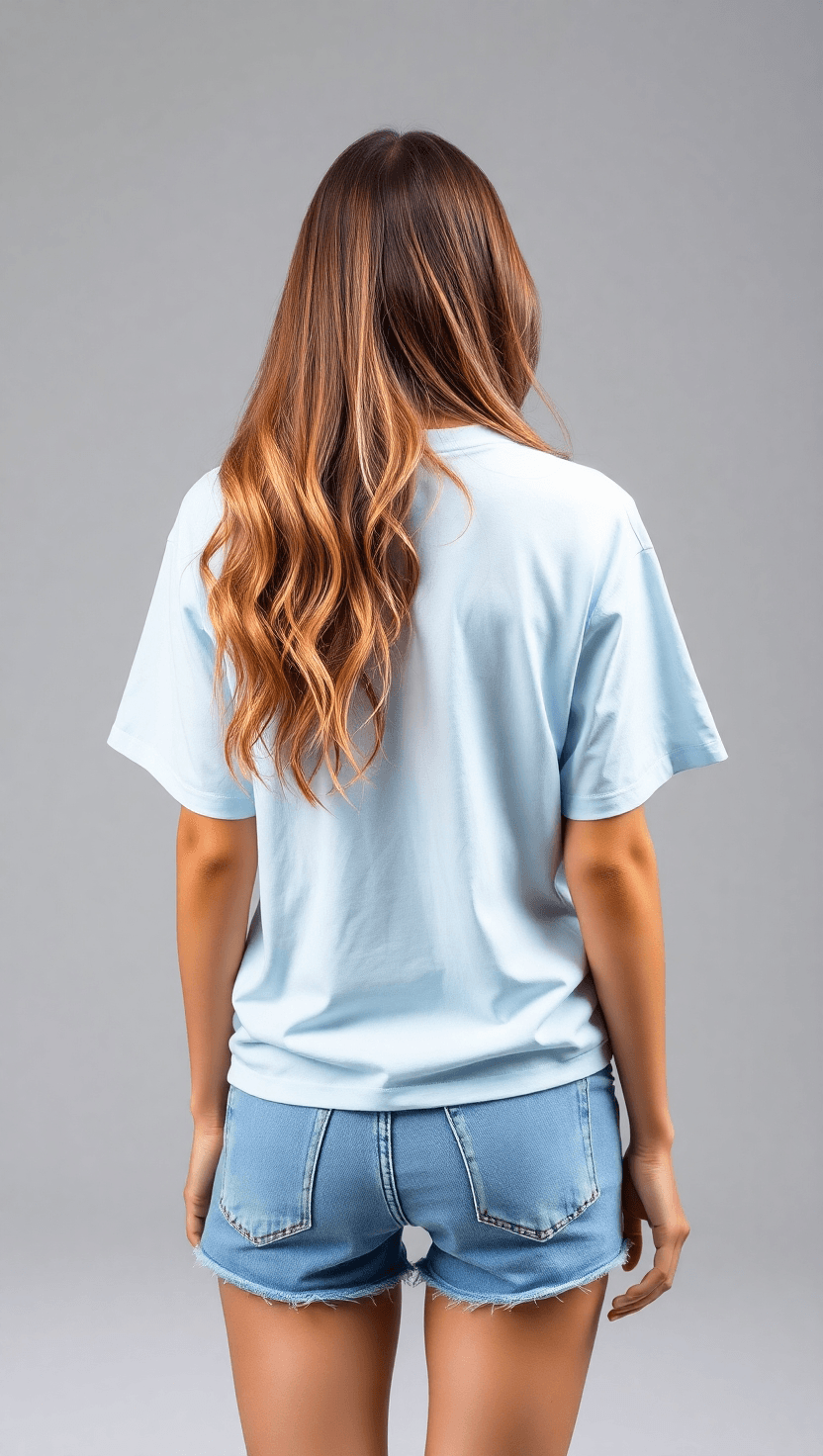 Unisex The Future Baskılı Oversize T-shirt