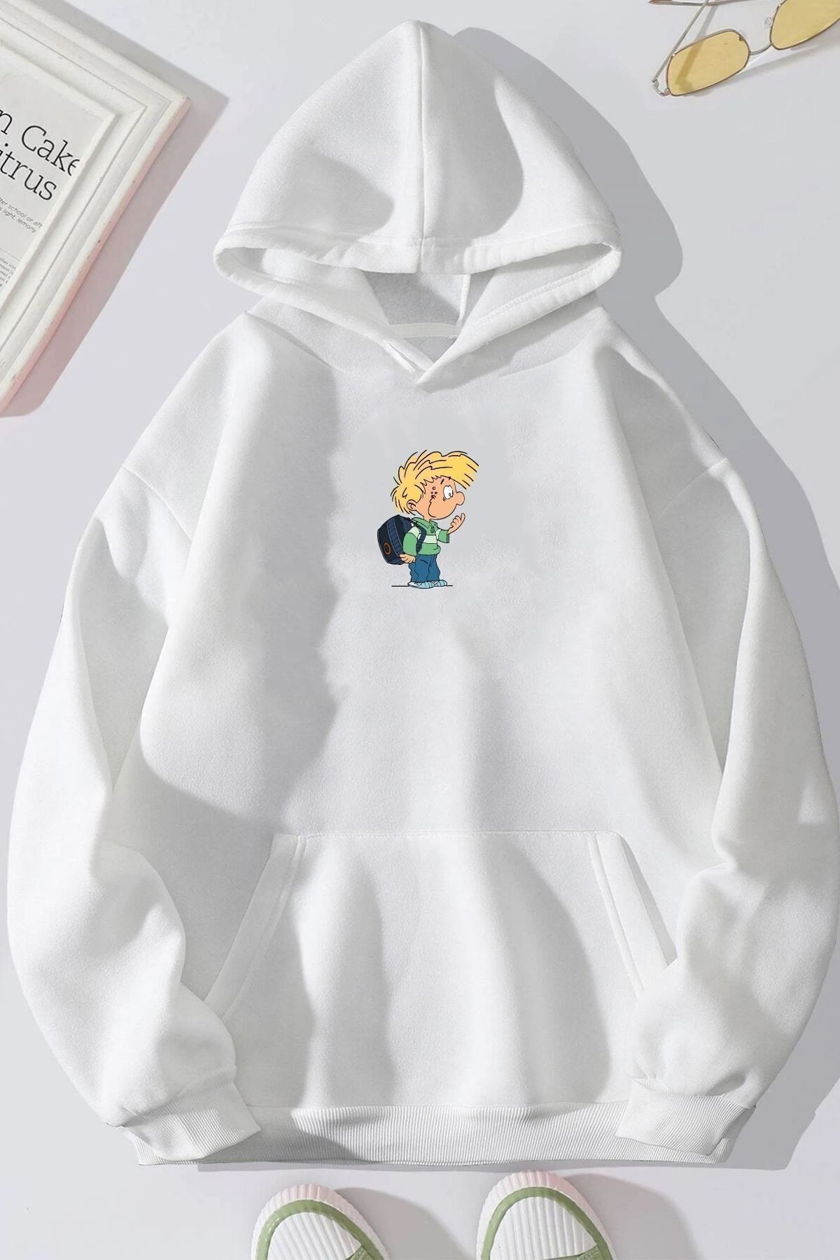 Cedric Üzümlü Kekim Baskılı Sweatshirt