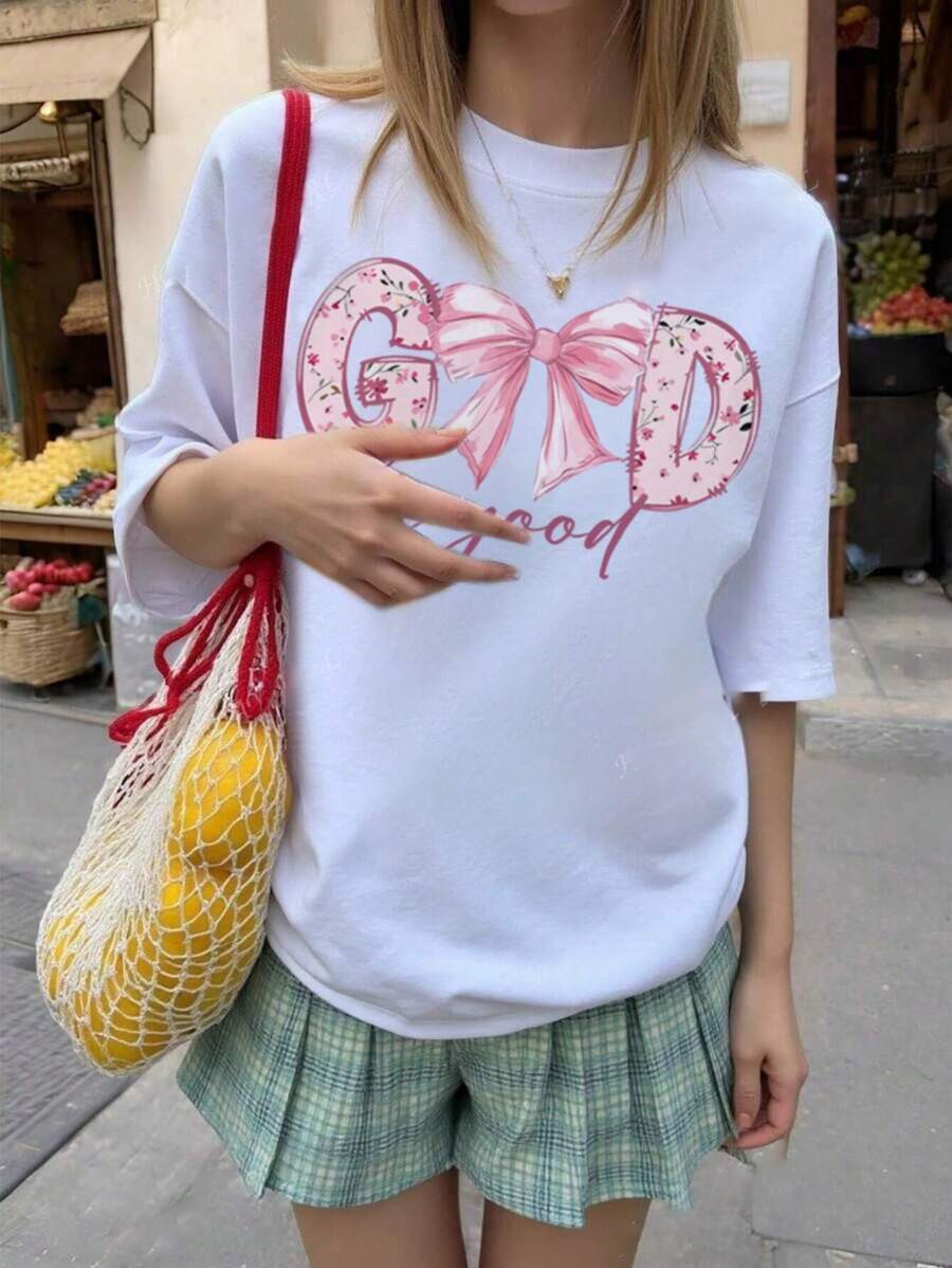 Unisex God is Good Tasarım Basklı Tshirt