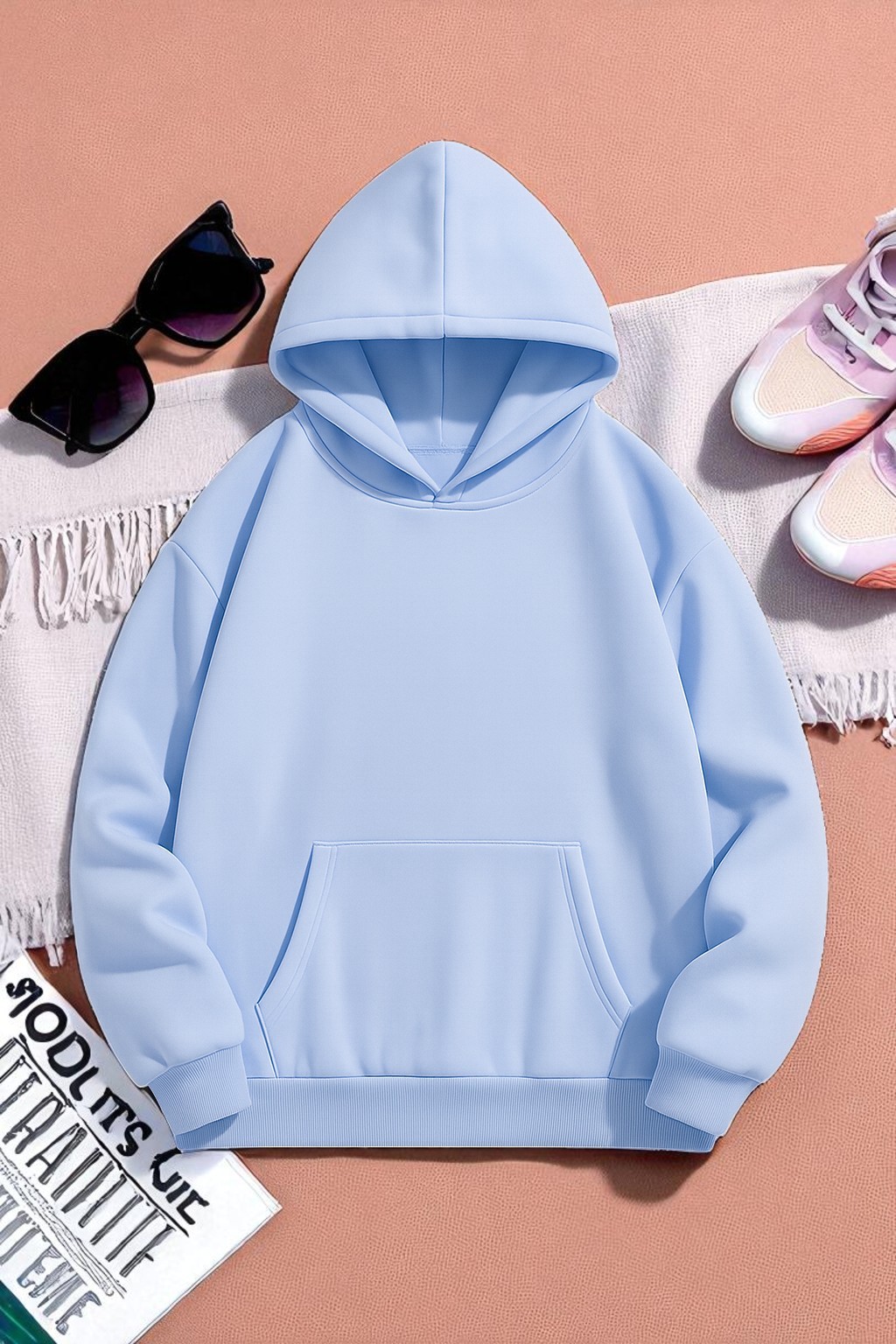 Enjoy Personel Time Baskılı Oversize Sweatshirt