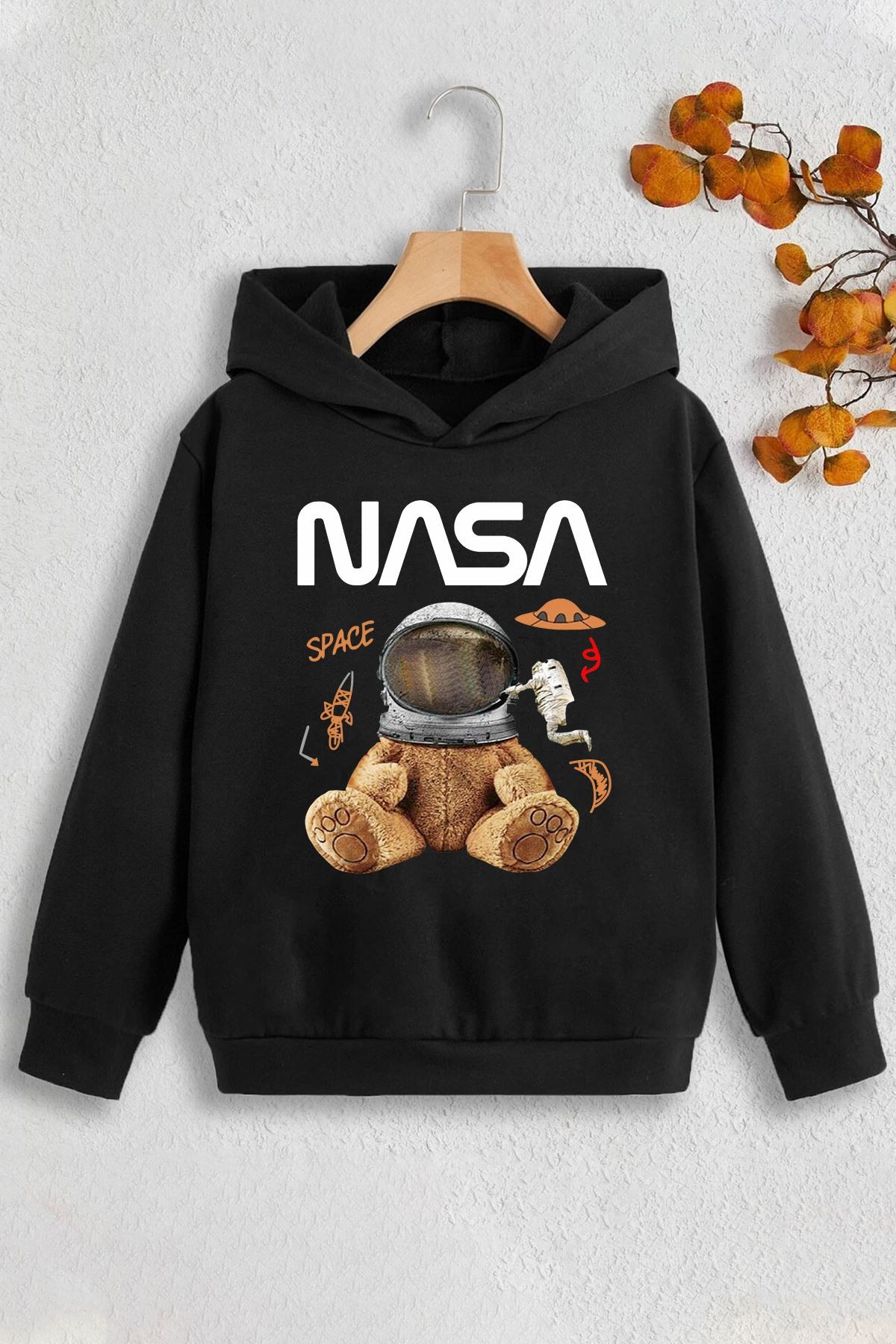 Çocuk Nasabear Baskılı Sweatshirt