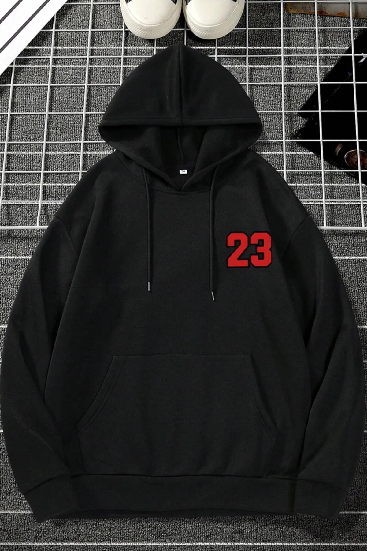 California 23 Baskılı Oversize Sweatshirt