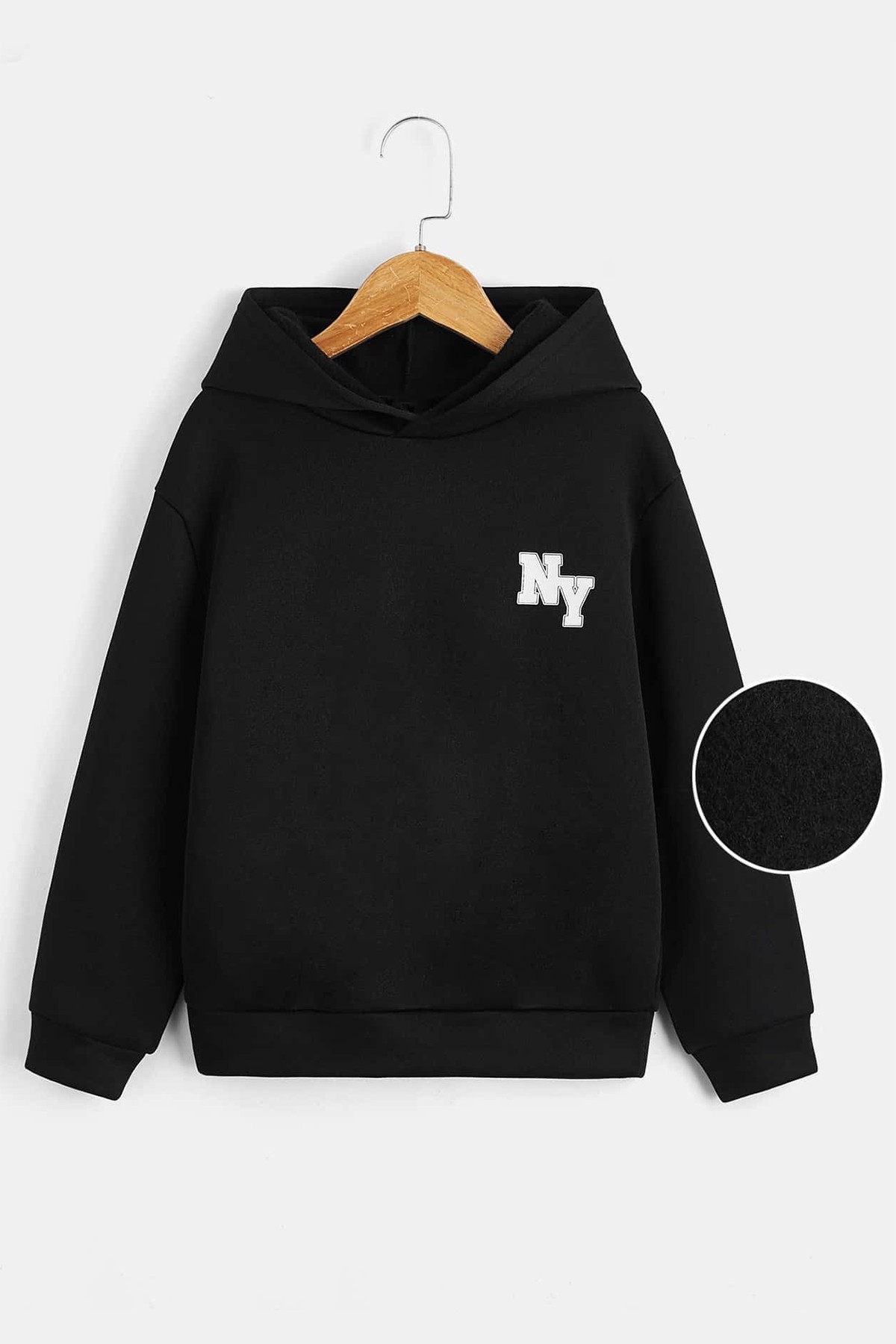 Ny Baskılı Erkek - Kız Çocuk Rahat Kalıp Sweatshirt