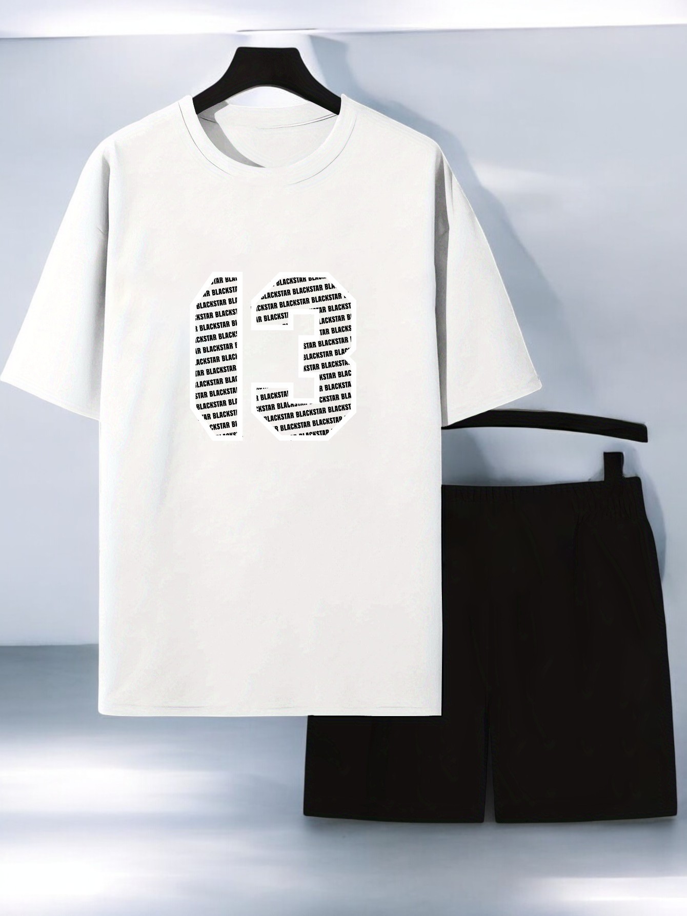 Unisex 13 Baskılı Tasarım Şort Takım