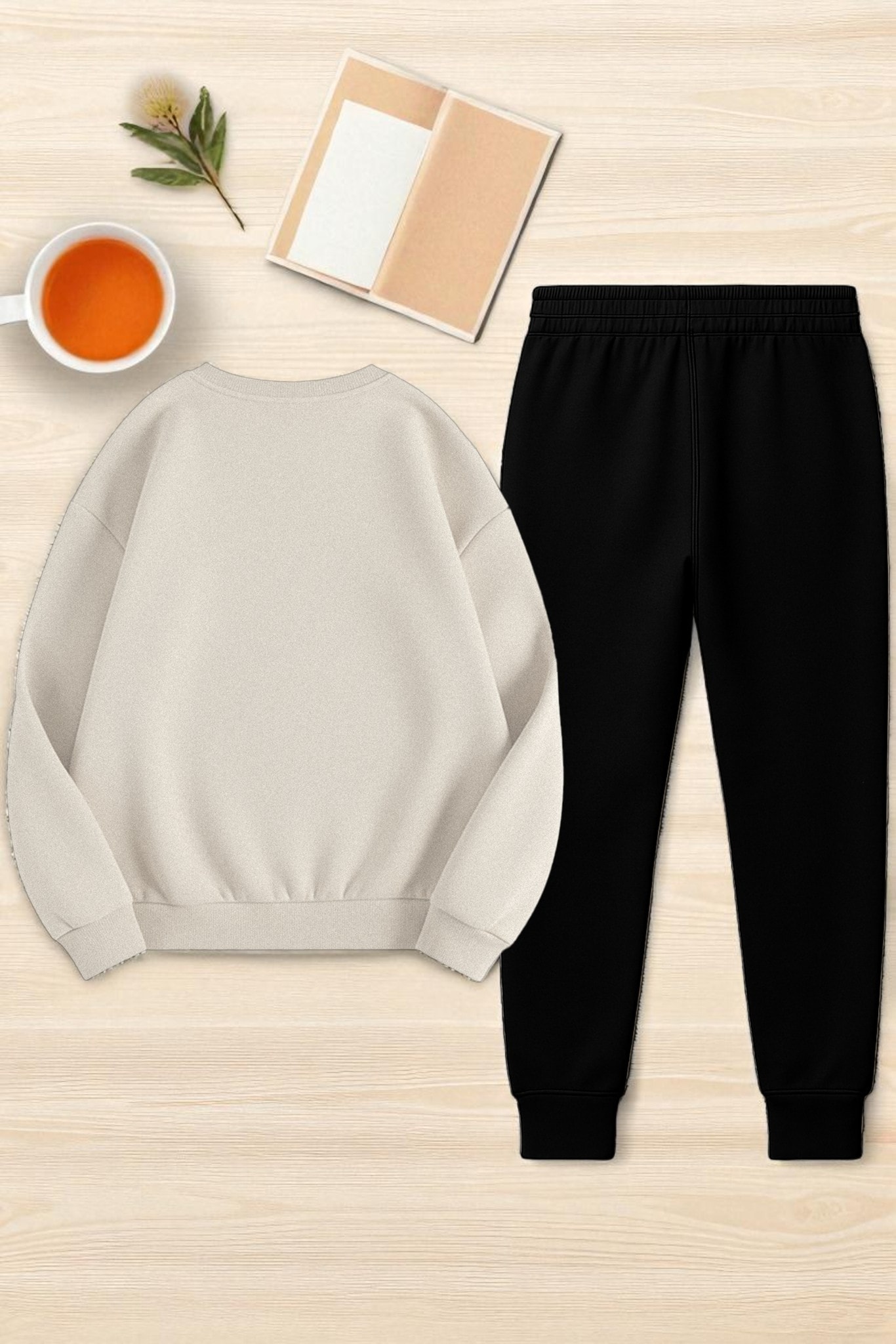 Unisex Los Angeles Baskılı Oversize Sweatshirt