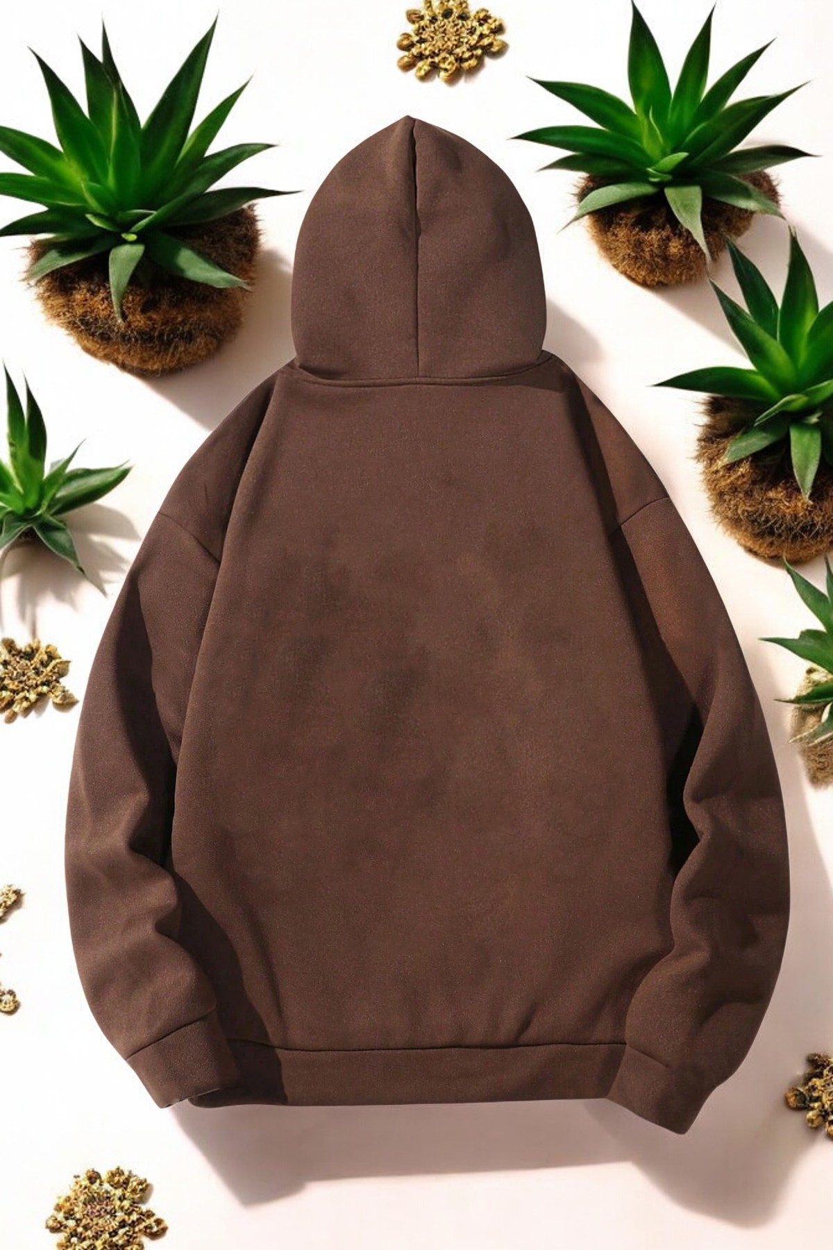 Orkide Tuval Baskılı Unisex Oversize Sweatshirt