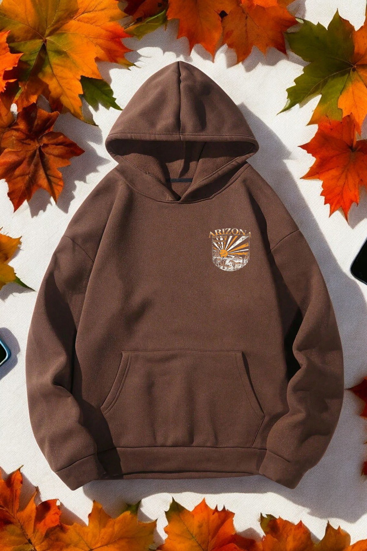 Arizona Baskılı Unisex Oversize Sweatshirt