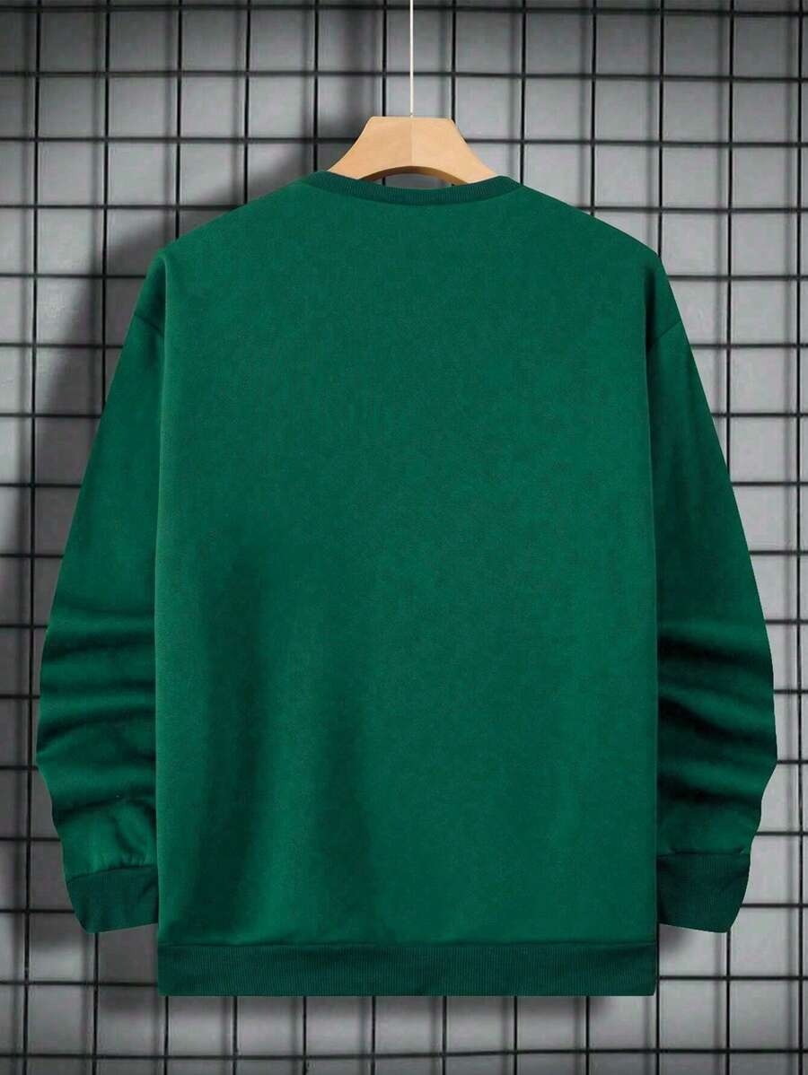 Unisex Monte Carlo Baskılı Oversize Sweatshirt