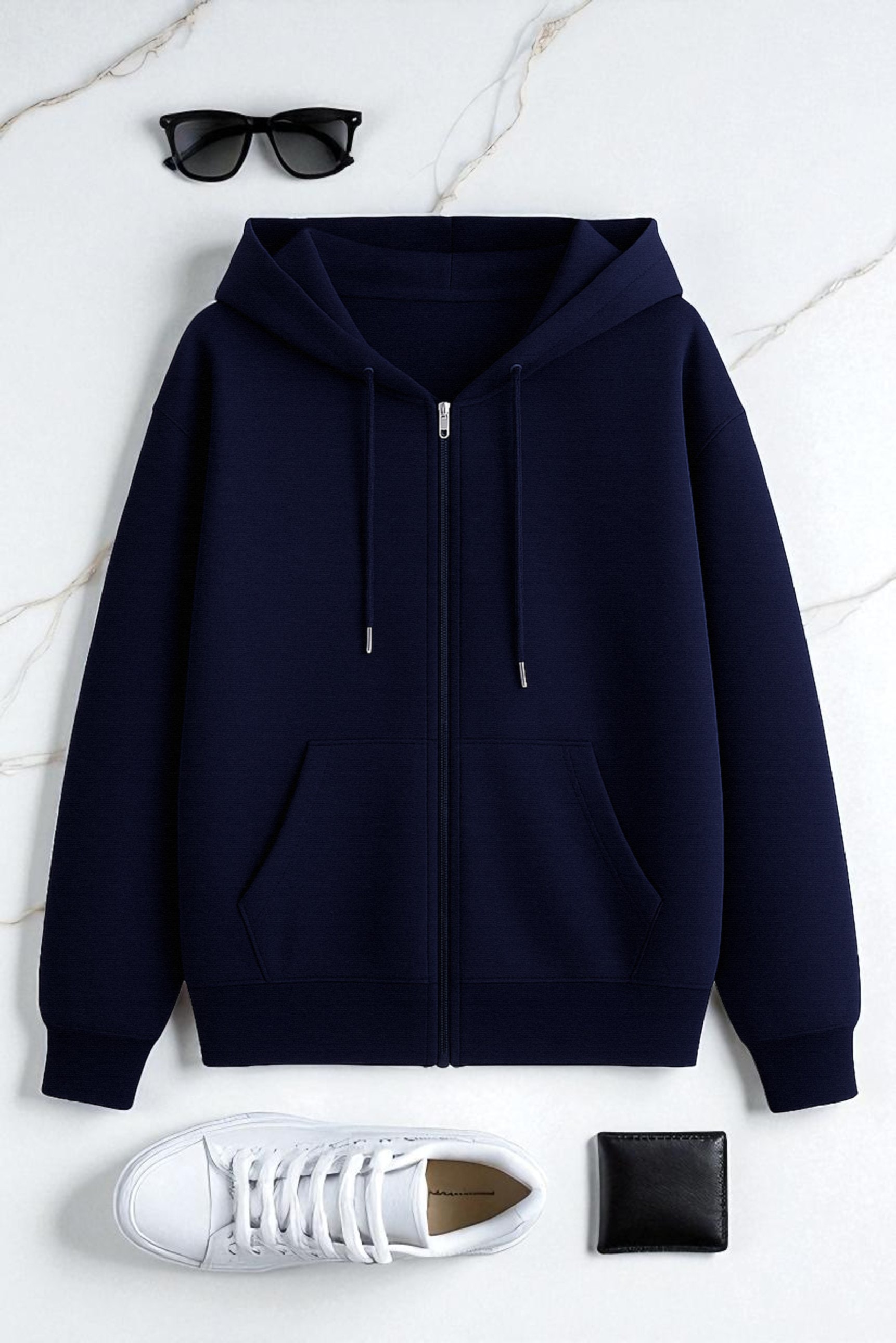 2'li Paket Fermuarlı Mevsimlik Sweatshirt