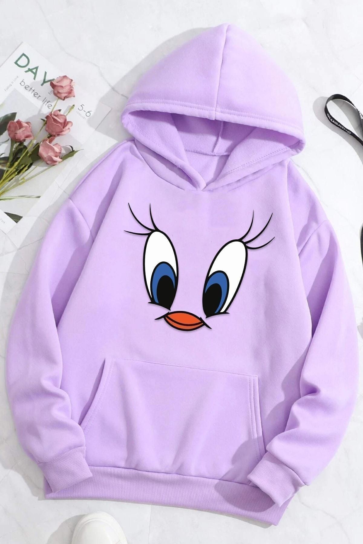 Tweety Baskılı Sweatshirt