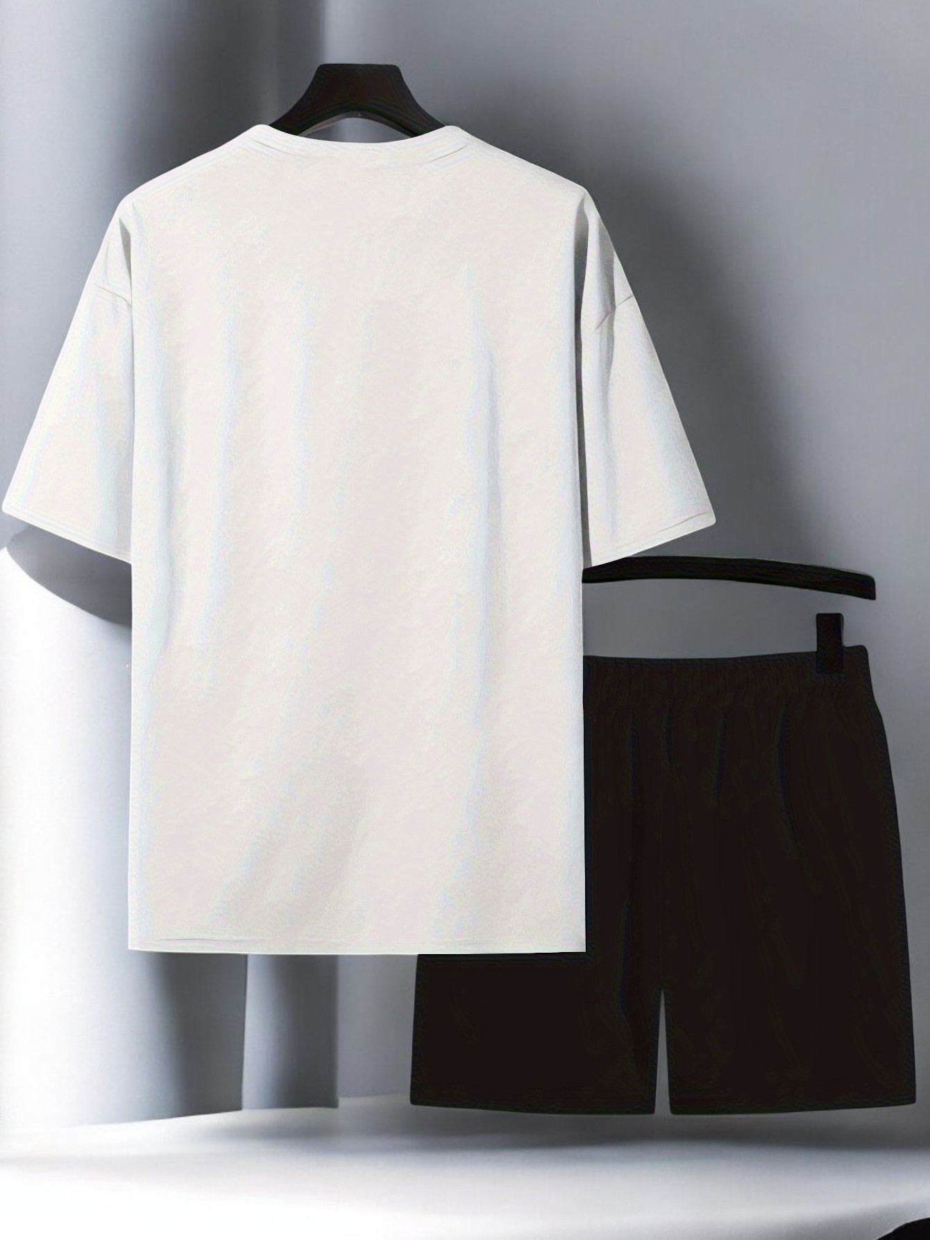 Unisex X Ayı Tasarım Basklı Tshirt Şort Takımı