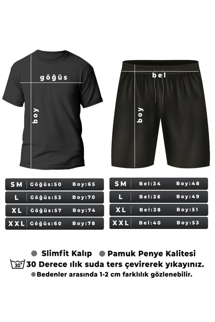 Unisex Baseball Baskılı Şort Takım