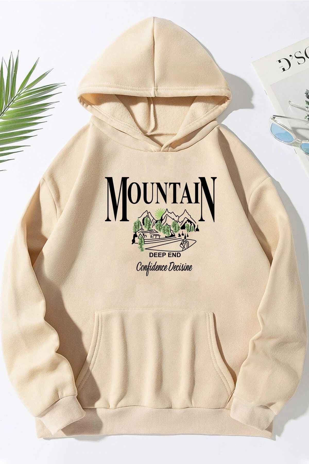 Unisex Montain Baskılı Sweatshirt