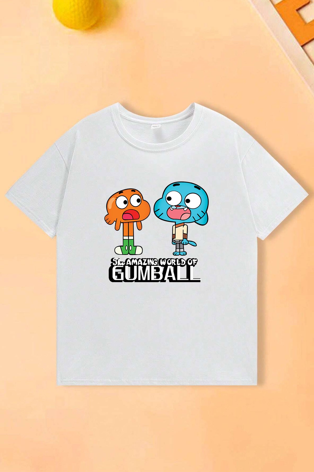 Çocuk Gumball Baskılı Pamuklu Tshirt