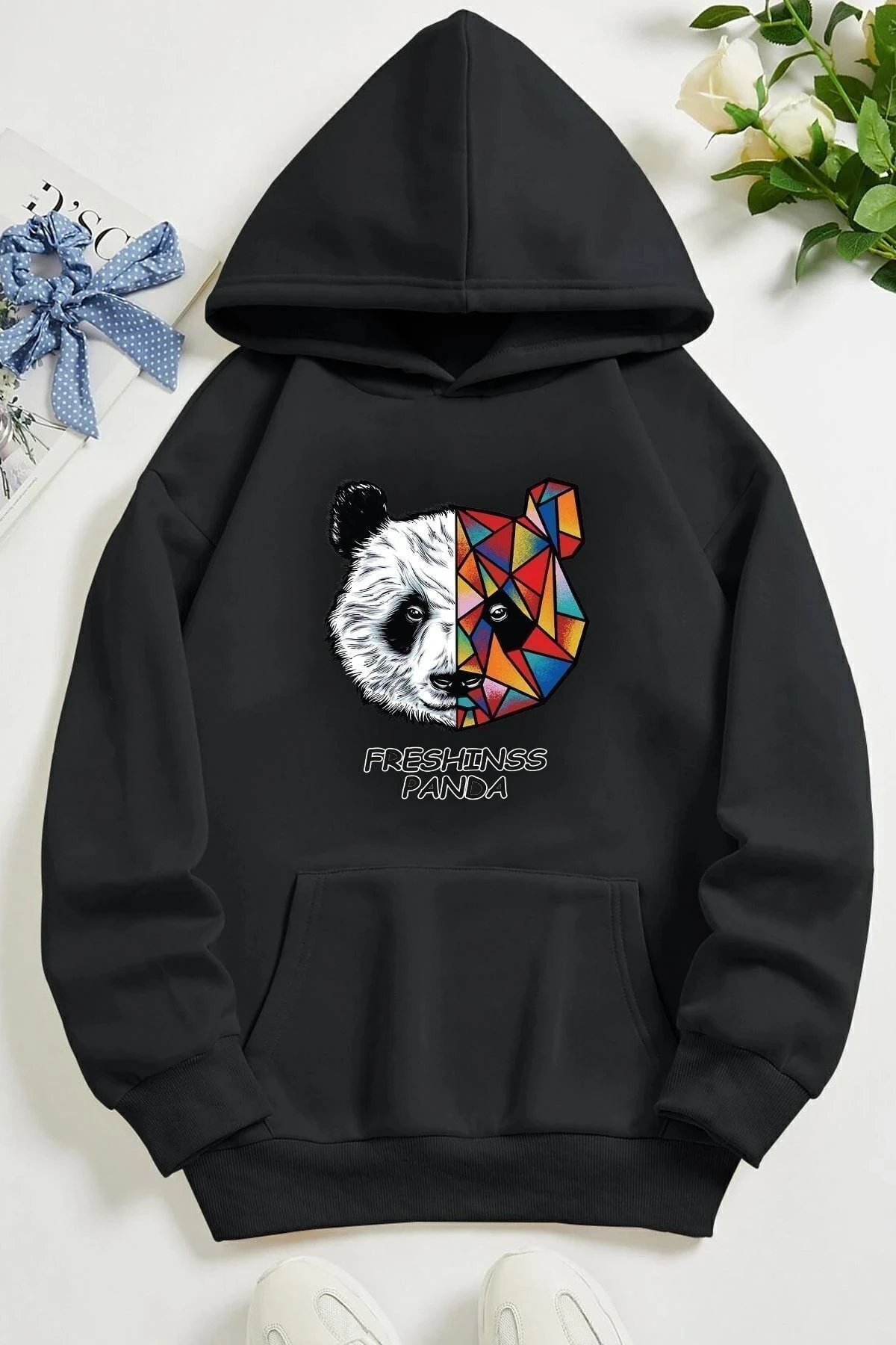 Panda Baskılı Sweatshirt