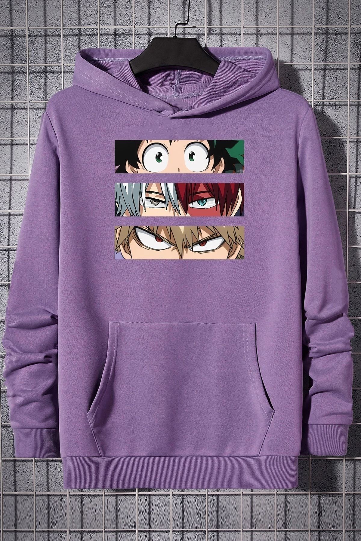 Makima Hugging Denji Baskılı Sweatshirt
