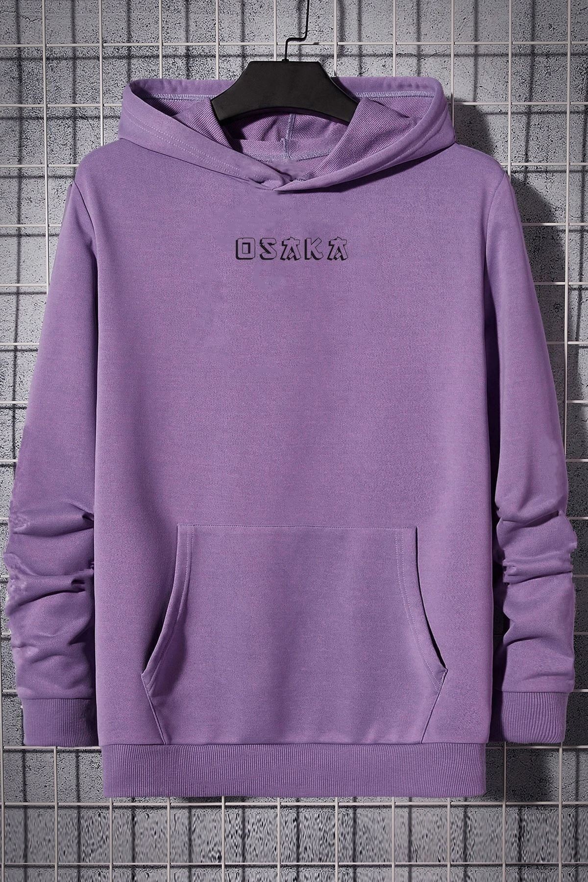 Osaka Baskılı Kapüşonlu Sweatshirt