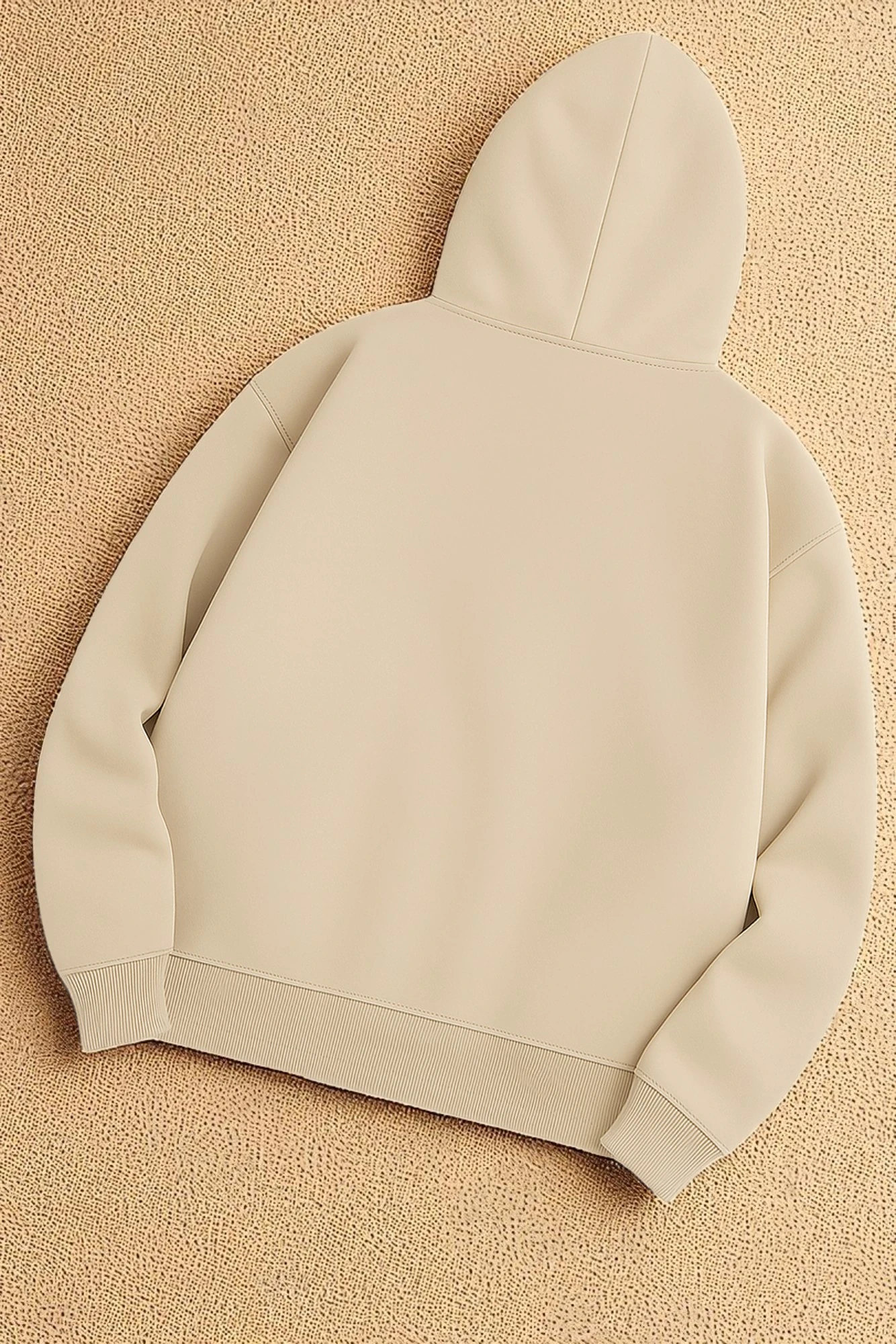 Unisex W Baskılı Tasarım Oversize Sweatshirt