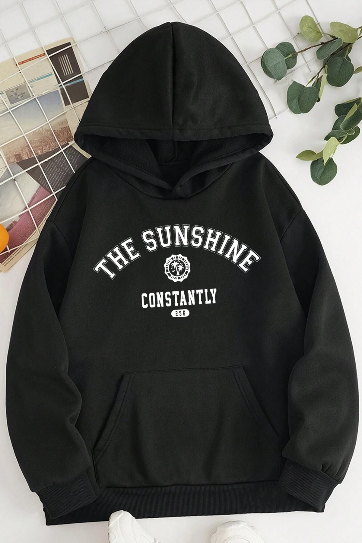 The Sunshine Baskılı Oversize Sweatshirt