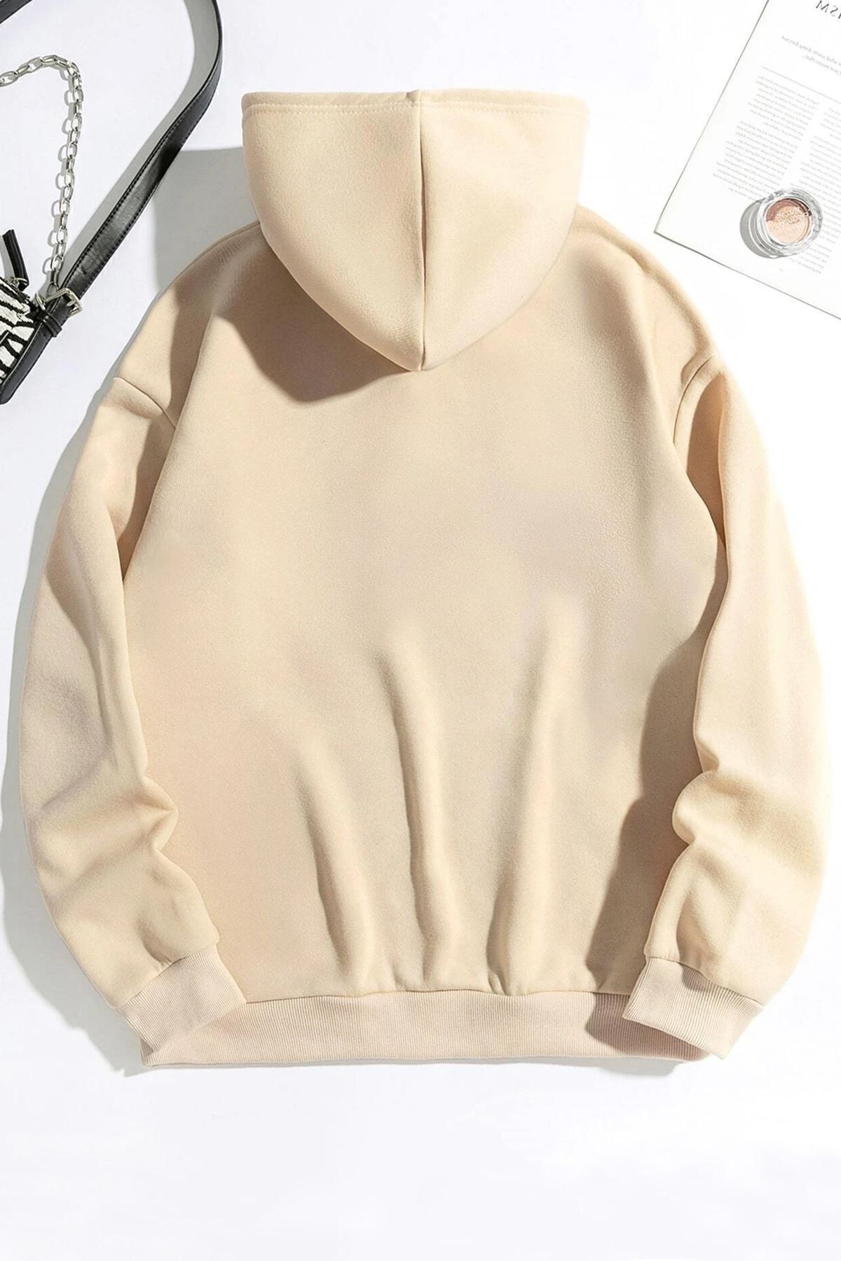 Celestial Sun Moon Baskılı Sweatshirt
