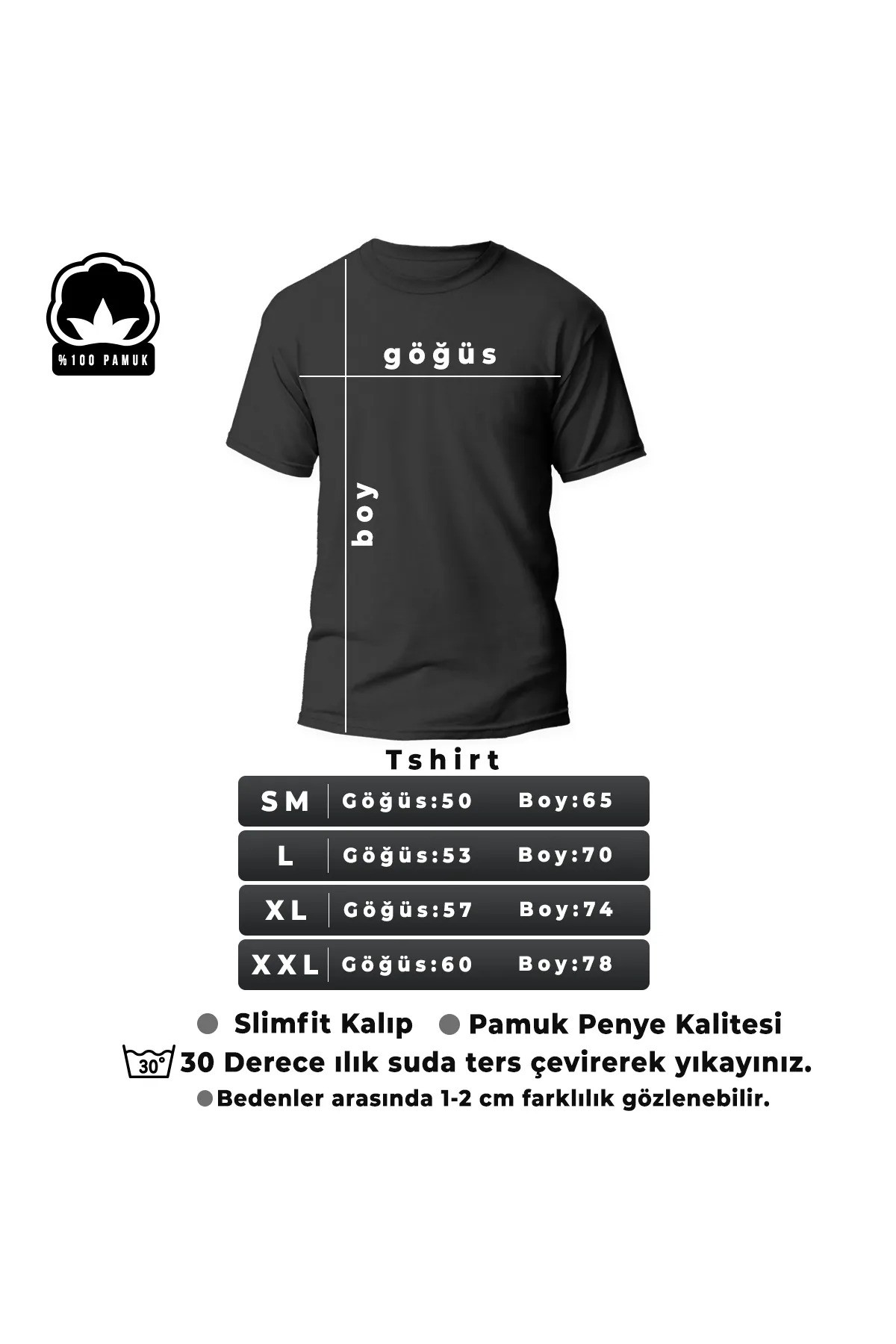 Unisex Flowers Çiçek Tasarım Basklı Tshirt