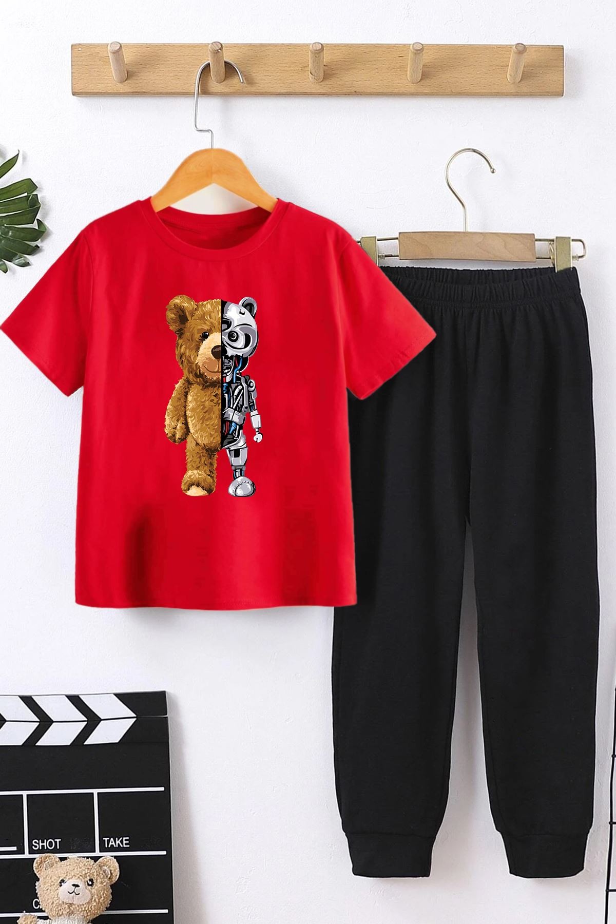 Çocuk Boys Bear Alt - Üst Eşofman Takımı