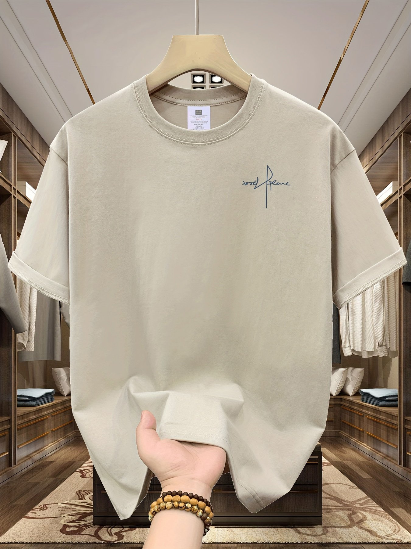 Unisex Grafik Ruhu, İmza Tarzı Tasarım Basklı Tshirt