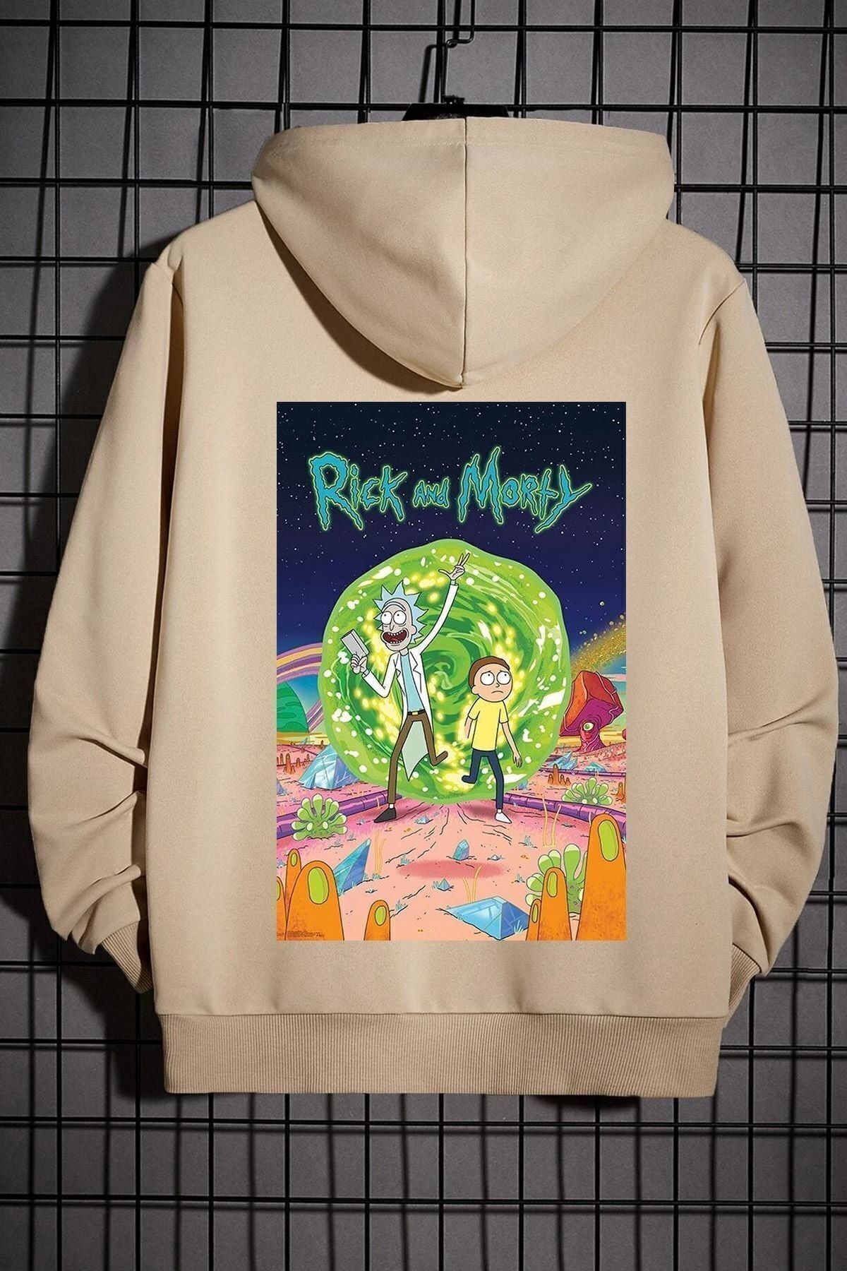 Rick And Morty Baskılı Sweatshirt