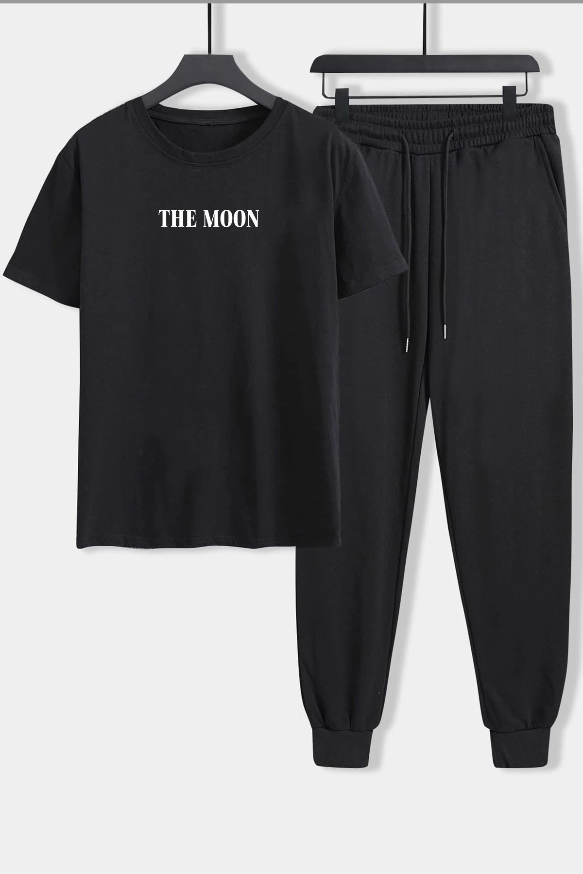 Unisex The Moon Baskılı 2'li Eşofman Takımı